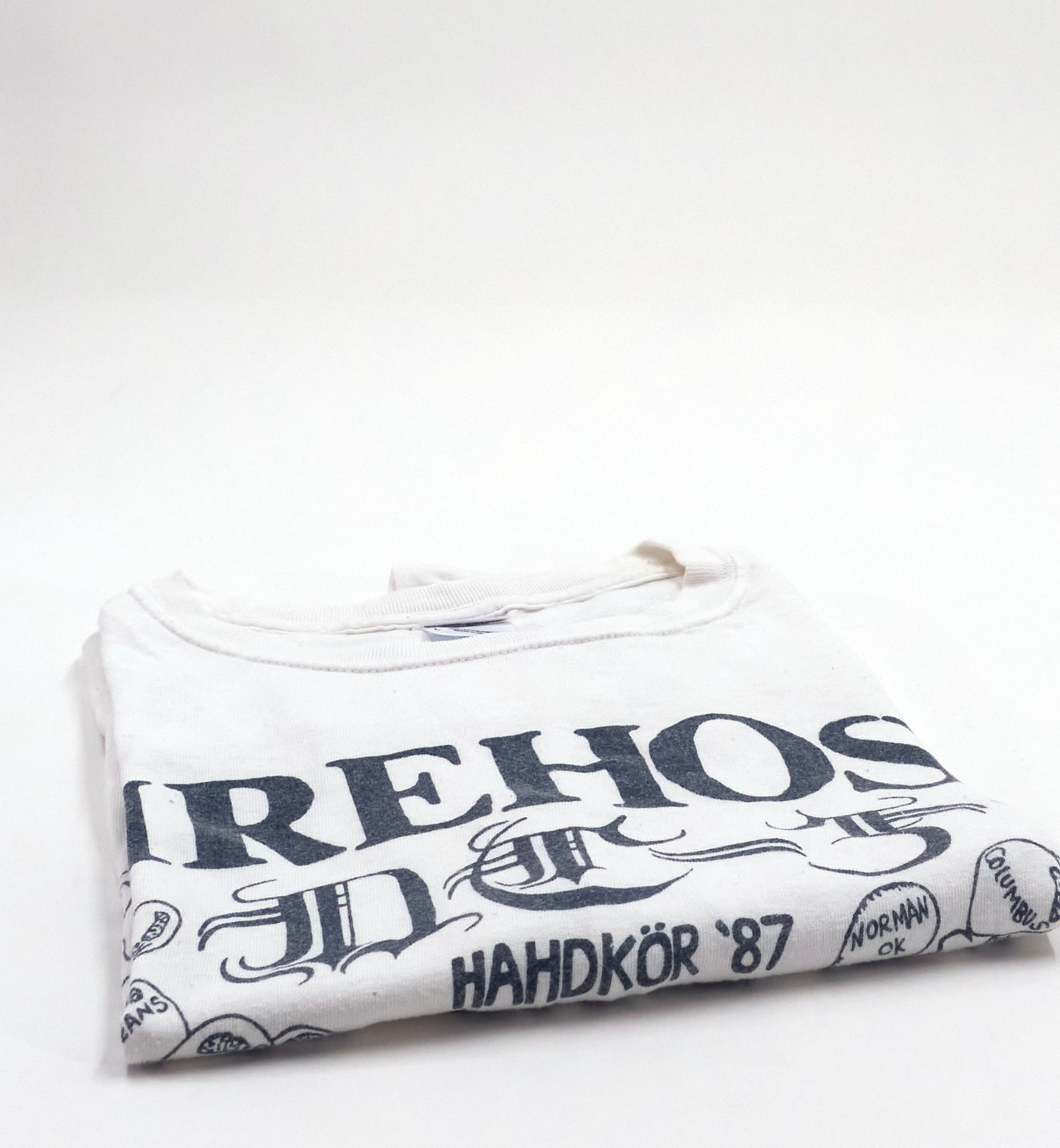 fIREHOSE / DC3 - Hadkör Send In The Clowns 1987 Tour Shirt (Bootleg By Me) Size Large