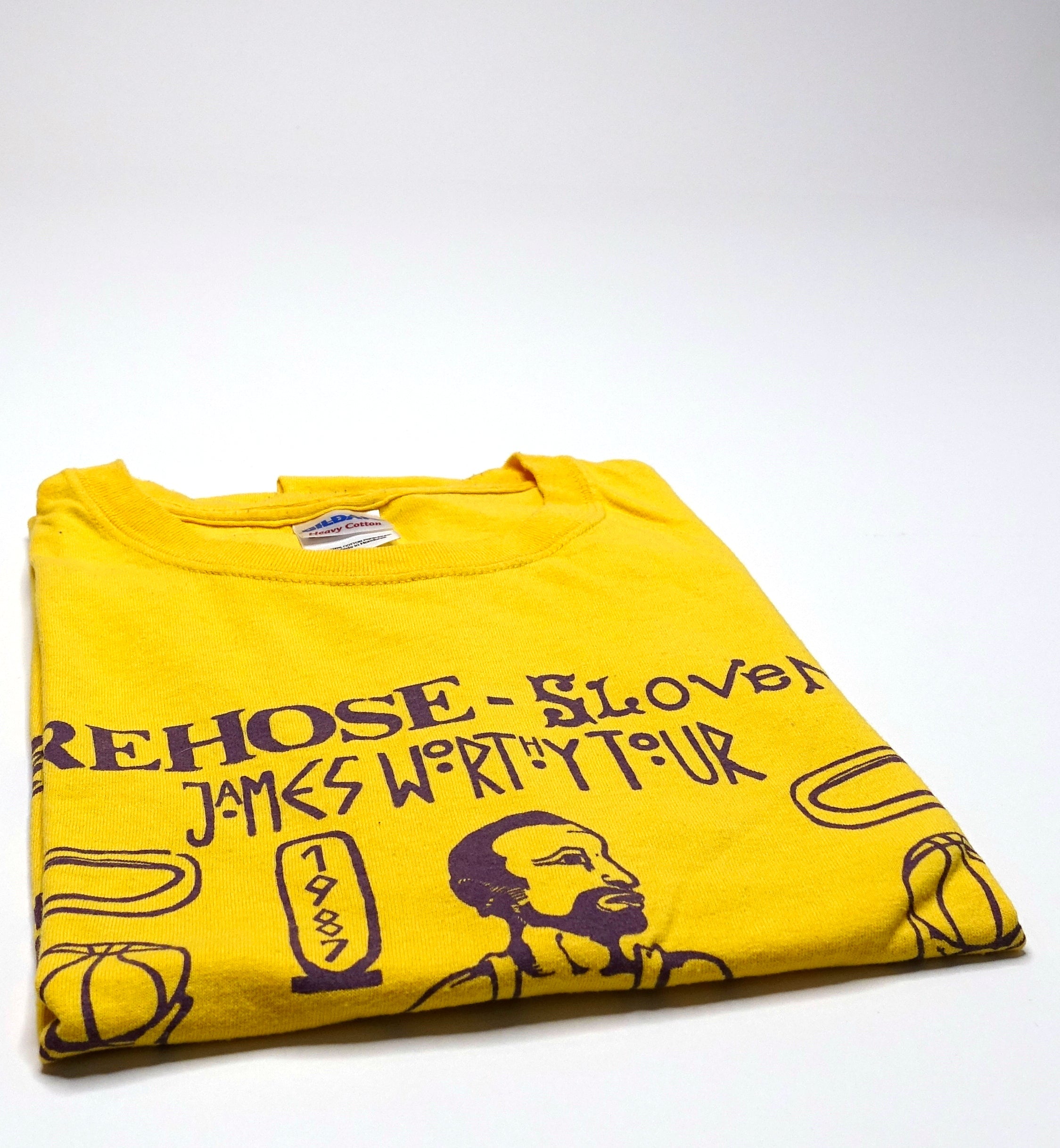fIREHOSE / Slovenley - James Worthy 1987 Tour Shirt (Bootleg By Me) Size Large