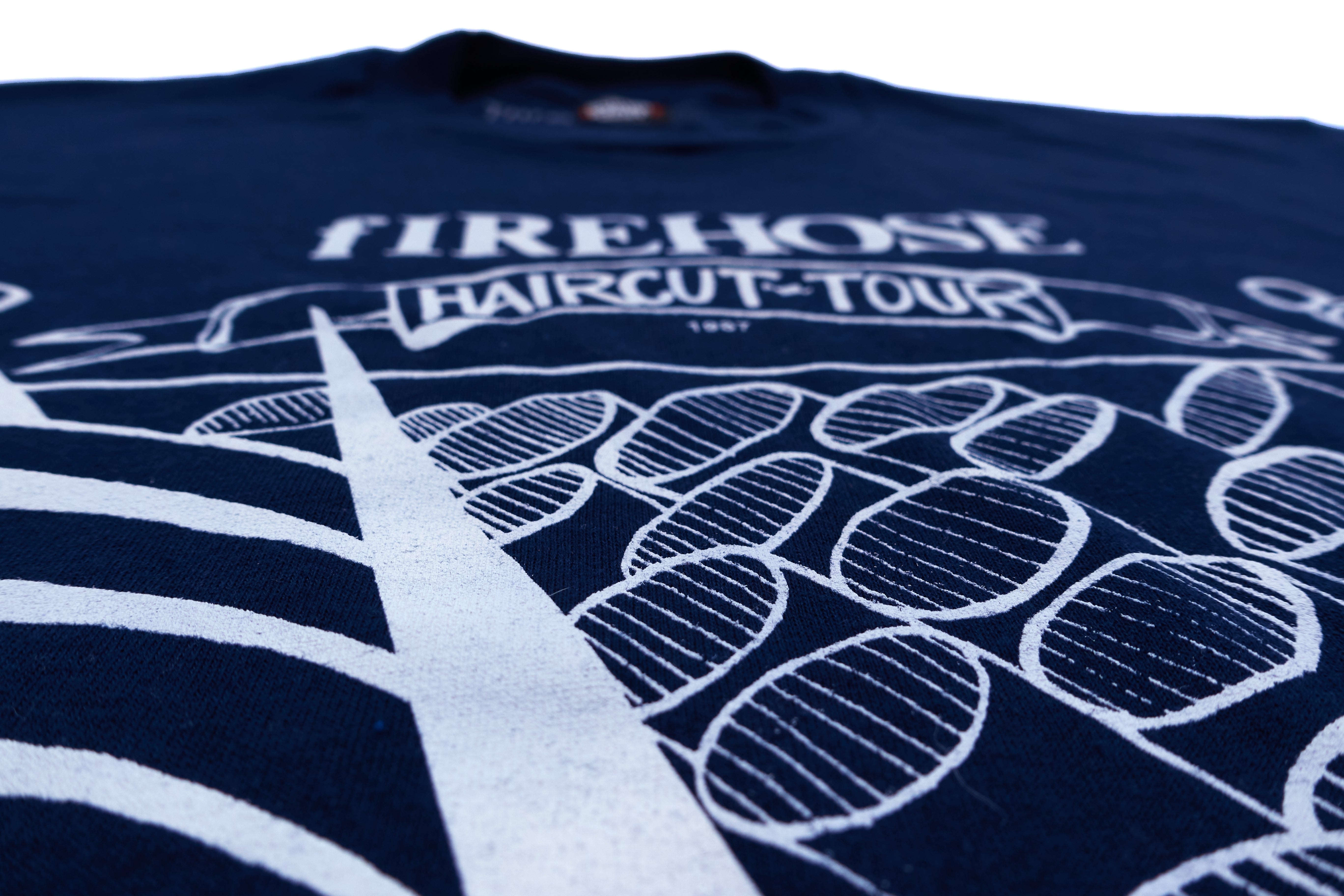 fIREHOSE / Slovenly - 1987 Haircut Tour With Slovenly Shirt (Bootleg By Me) Size XL