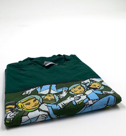 the Cardigans - First Tour On The Moon 1996 Hanes Tour Green Shirt Size XL
