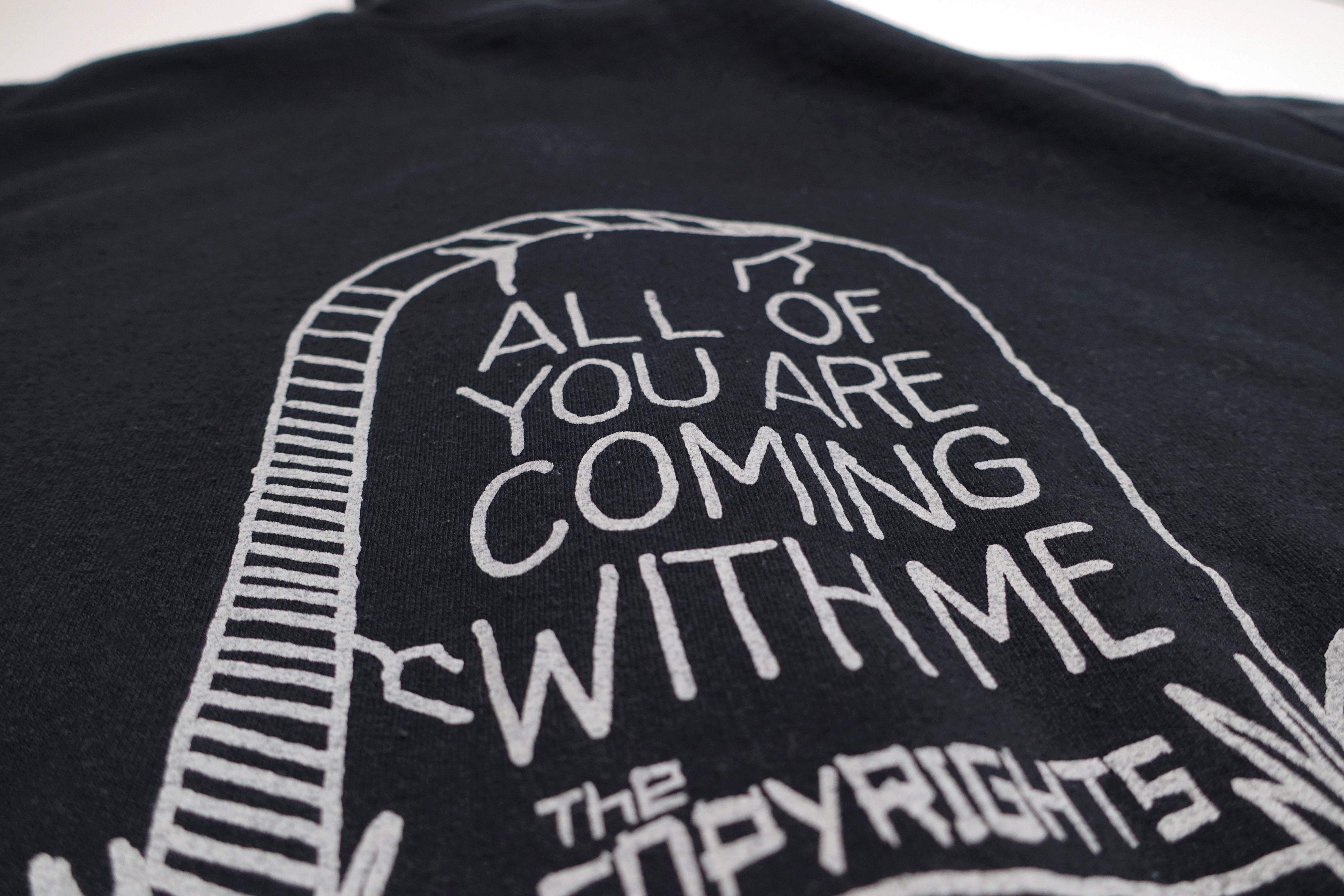 the Copyrights - You Are All Coming With Me Tour Zip Up Hooded Sweat Shirt Size Large