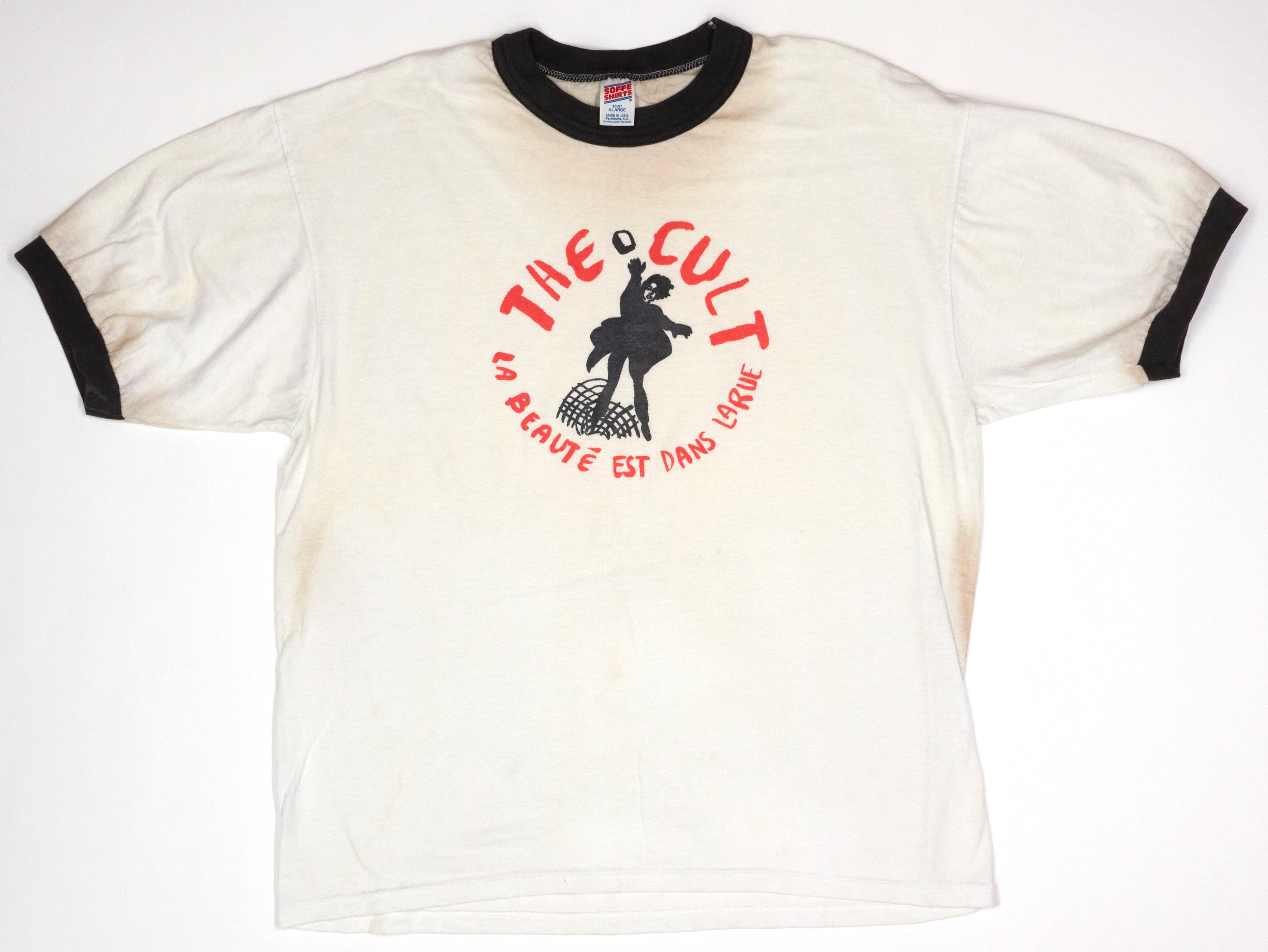 the Cult - La Beauté Est Dans LaRue 1994-95 Tour Shirt Size XL