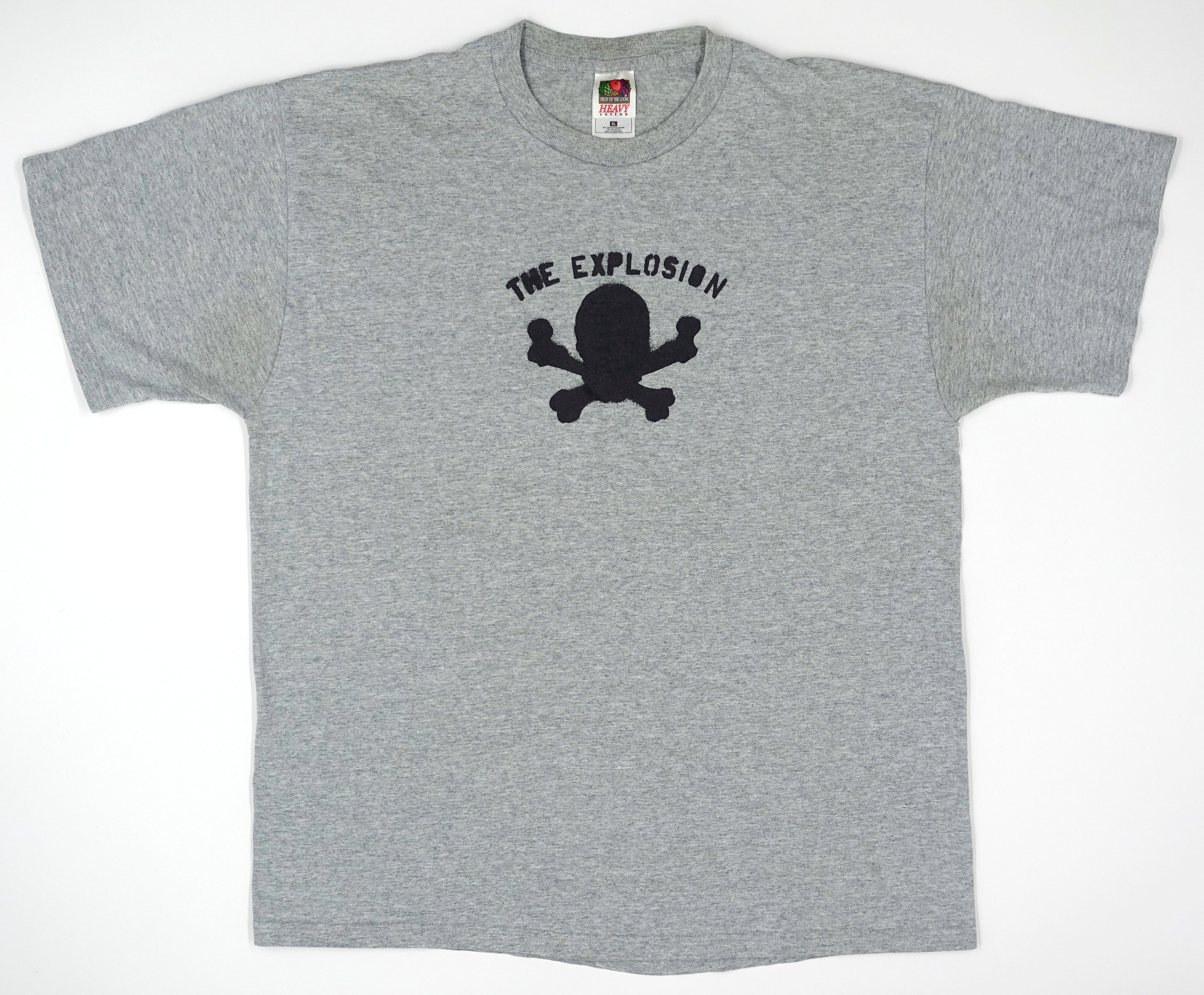 the Explosion ‎– Spray Stencil Skull And Crossbones 00's Tour Shirt Size XL