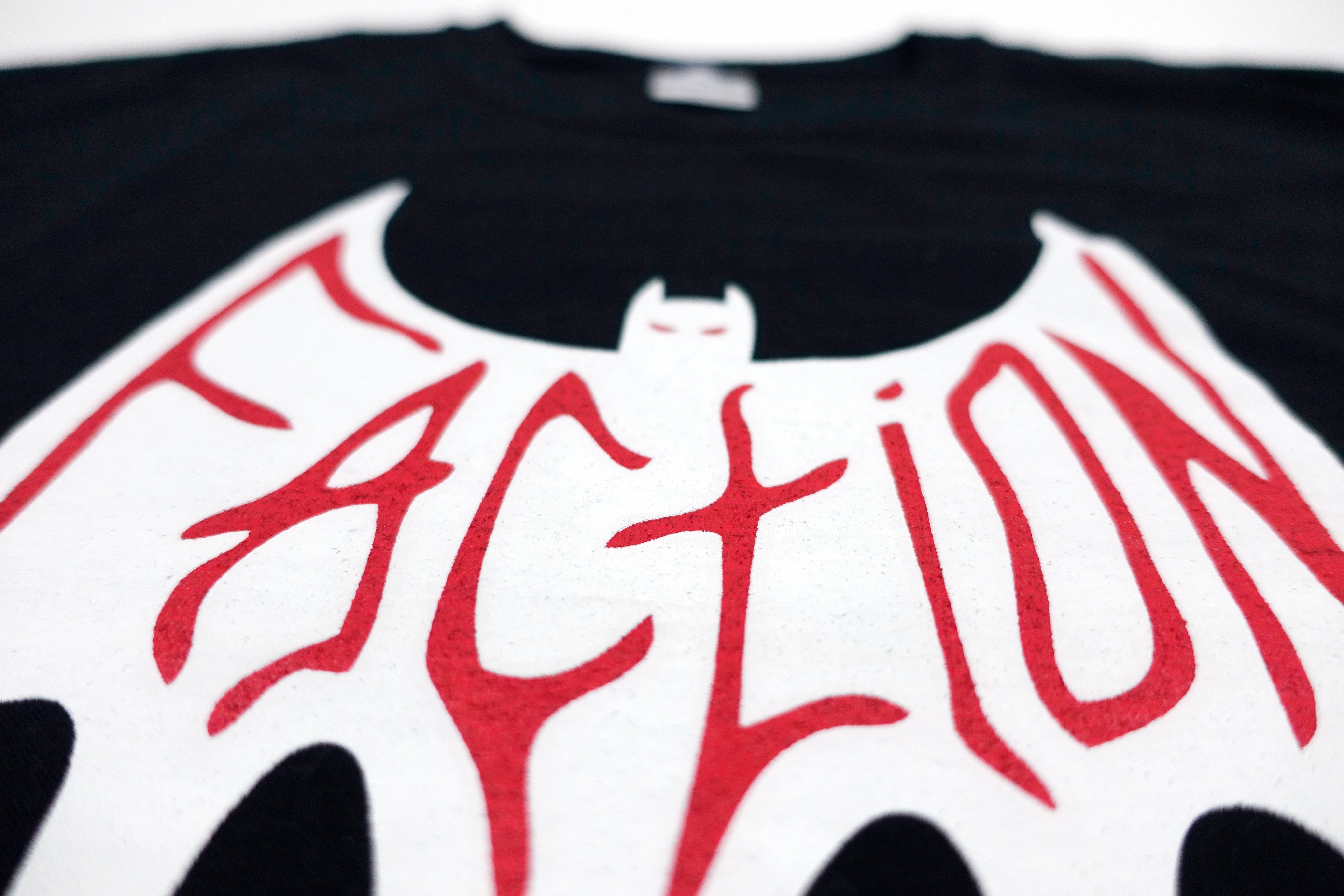 the Faction ‎– Classic 2/C Bat Design 2014 Black Tour Shirt Size Large