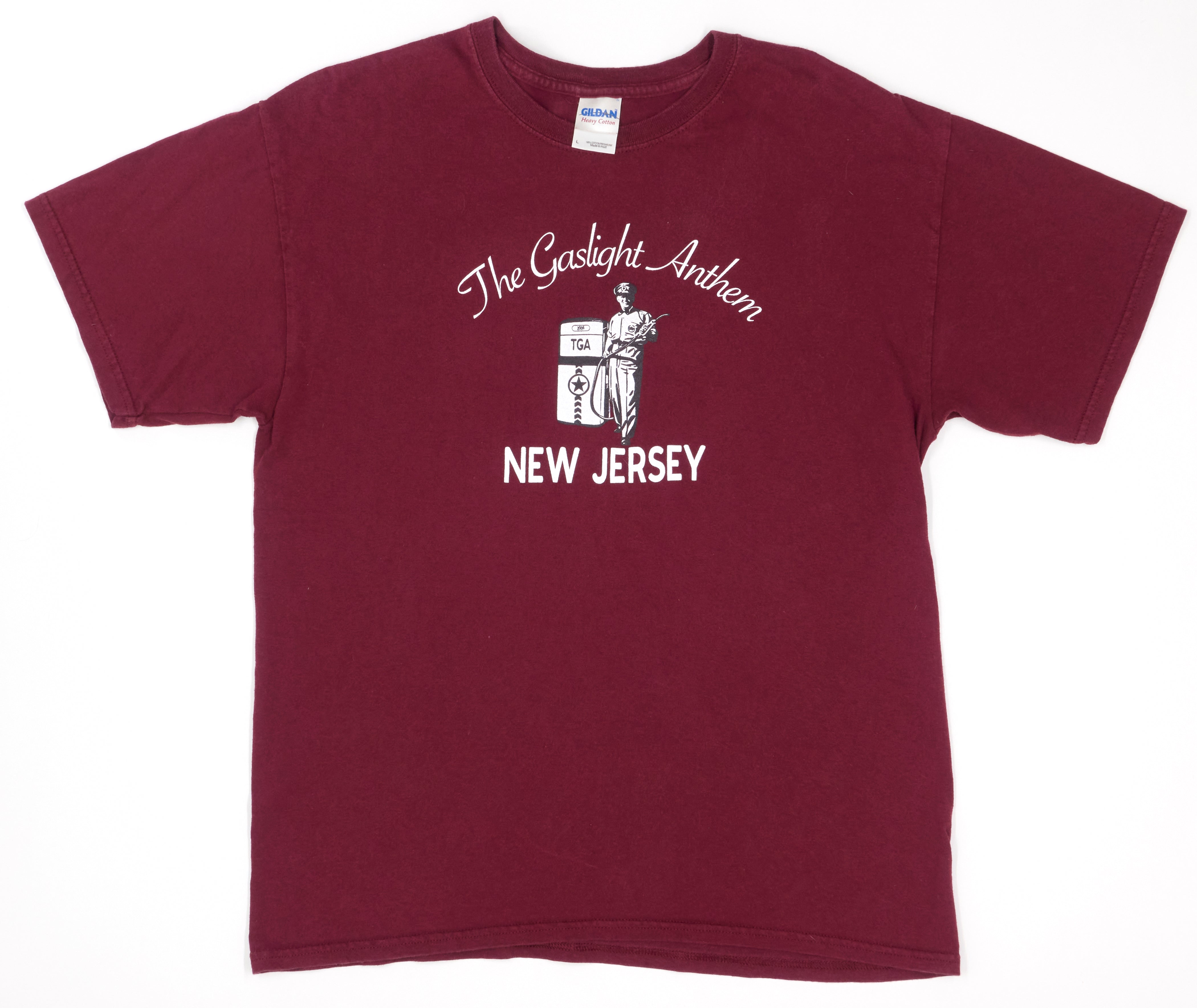 the Gaslight Anthem - New Jersey Gas Station Attendent 2008 Tour Shirt Size Large