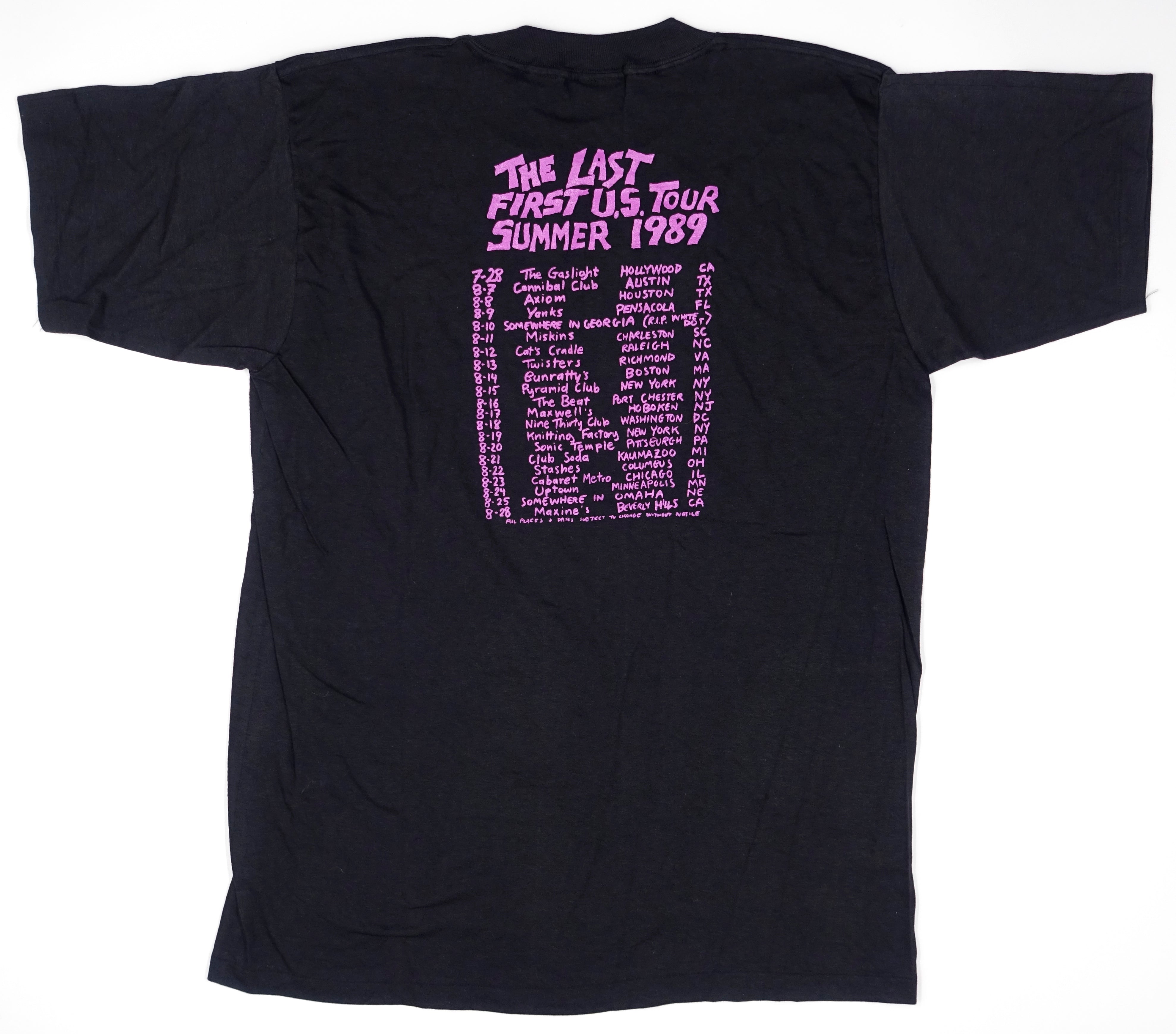 the Last - First US Tour Summer 1989 Tour Shirt Size XL