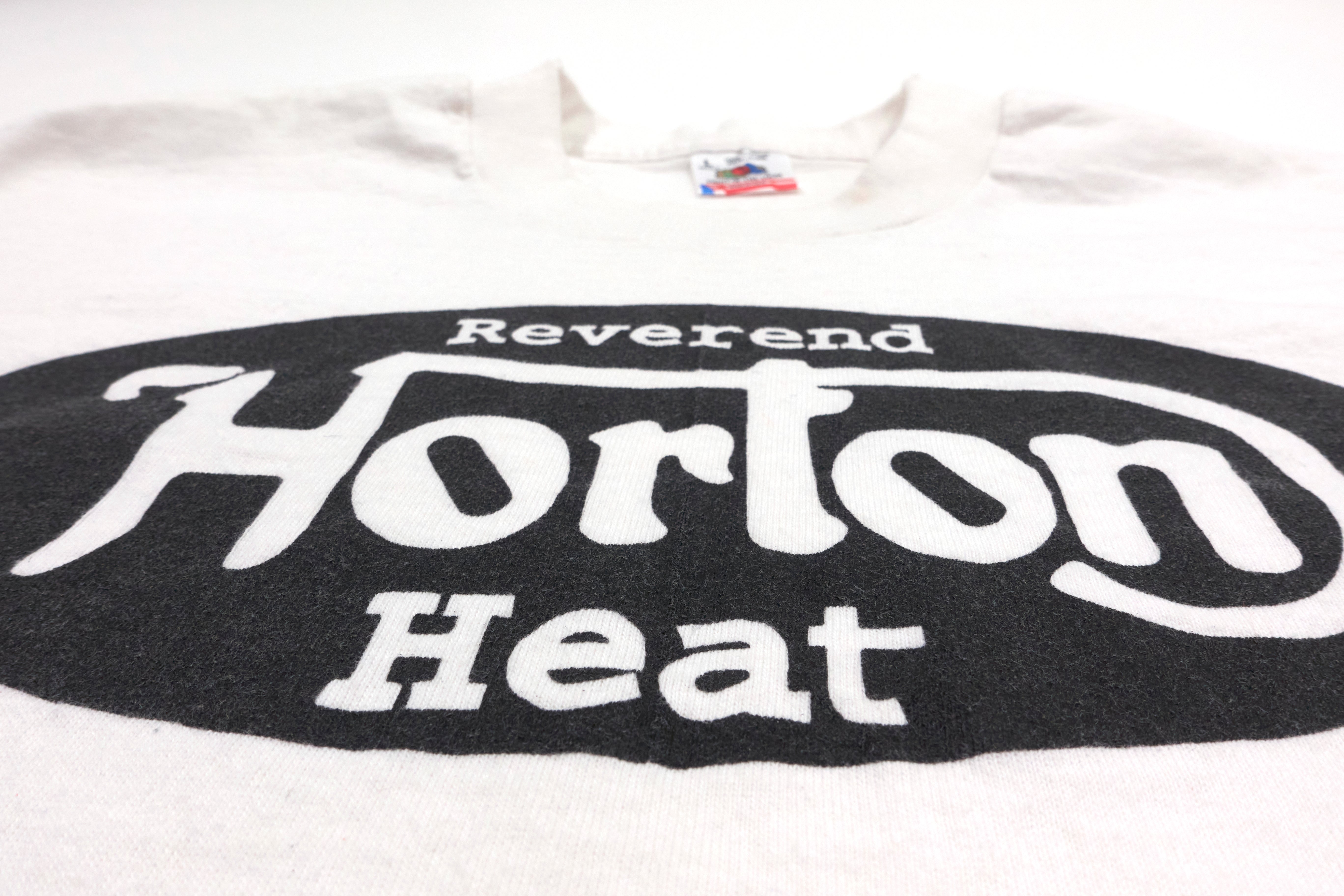 the Reverend Horton Heat - RHH Oval Logo 90's Tour Shirt Size Large