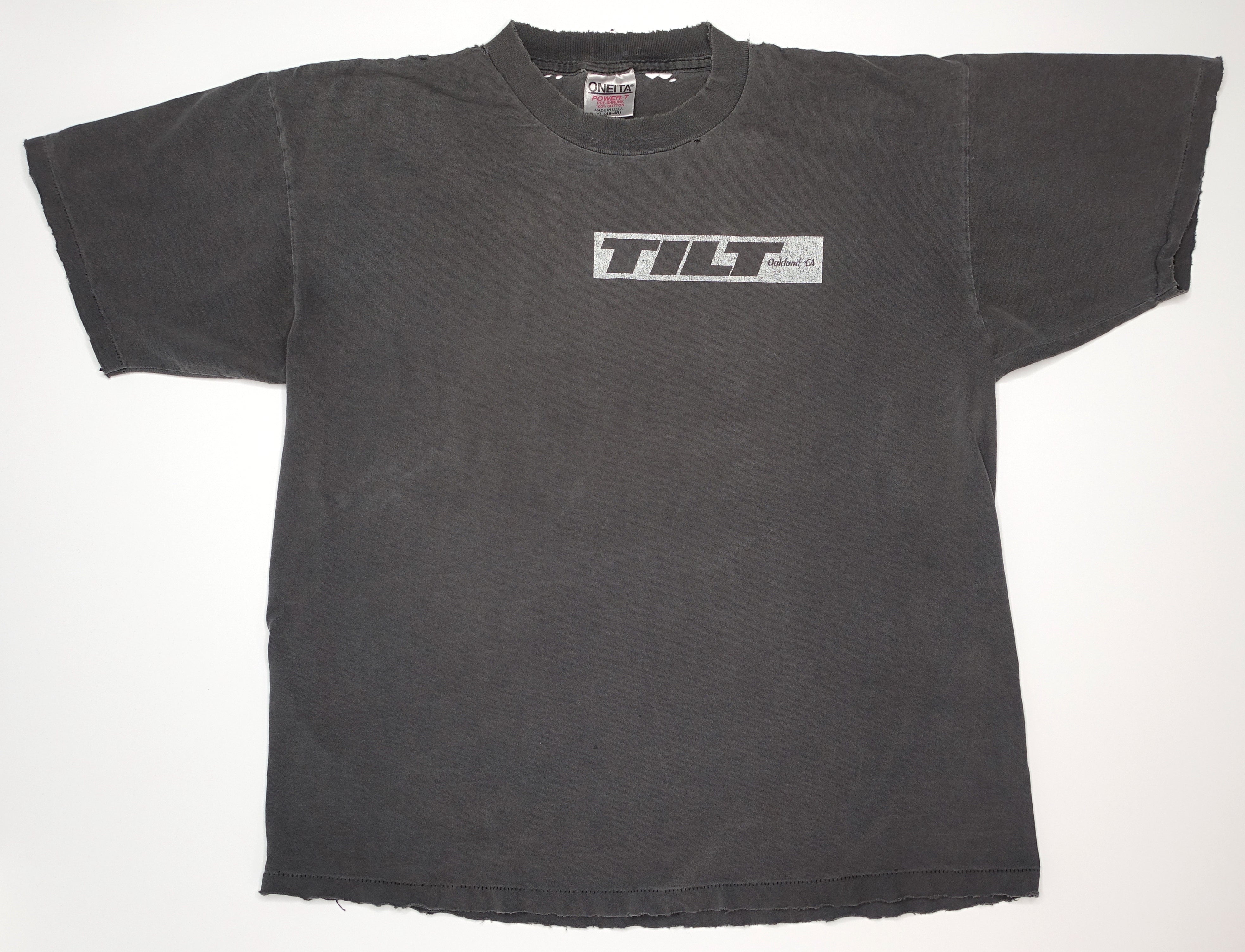 Tilt - Caution Tilt Pocket Print 90's Tour Shirt Size XL
