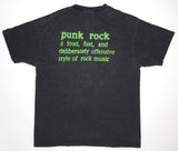Guttermouth - Friendly People Since 1989 Tour Shirt Green Size Large