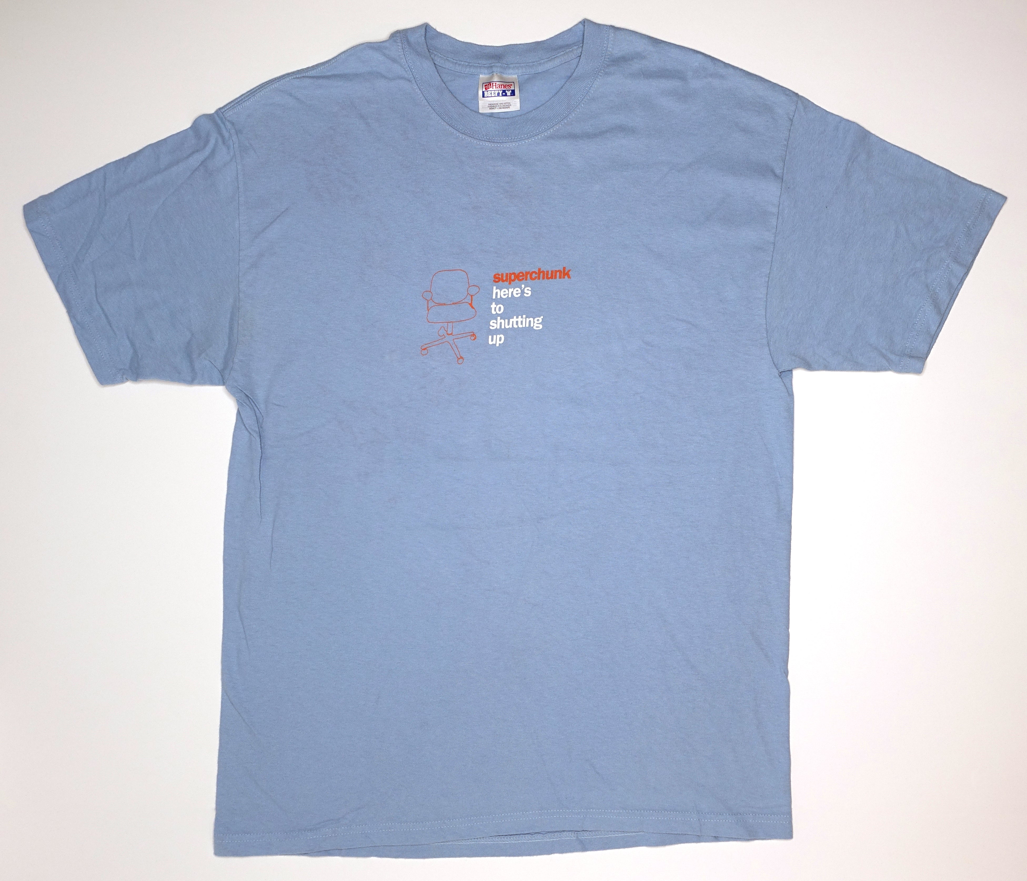 Superchunk - Here's To Shutting Up 2001 Tour Shirt Size Large