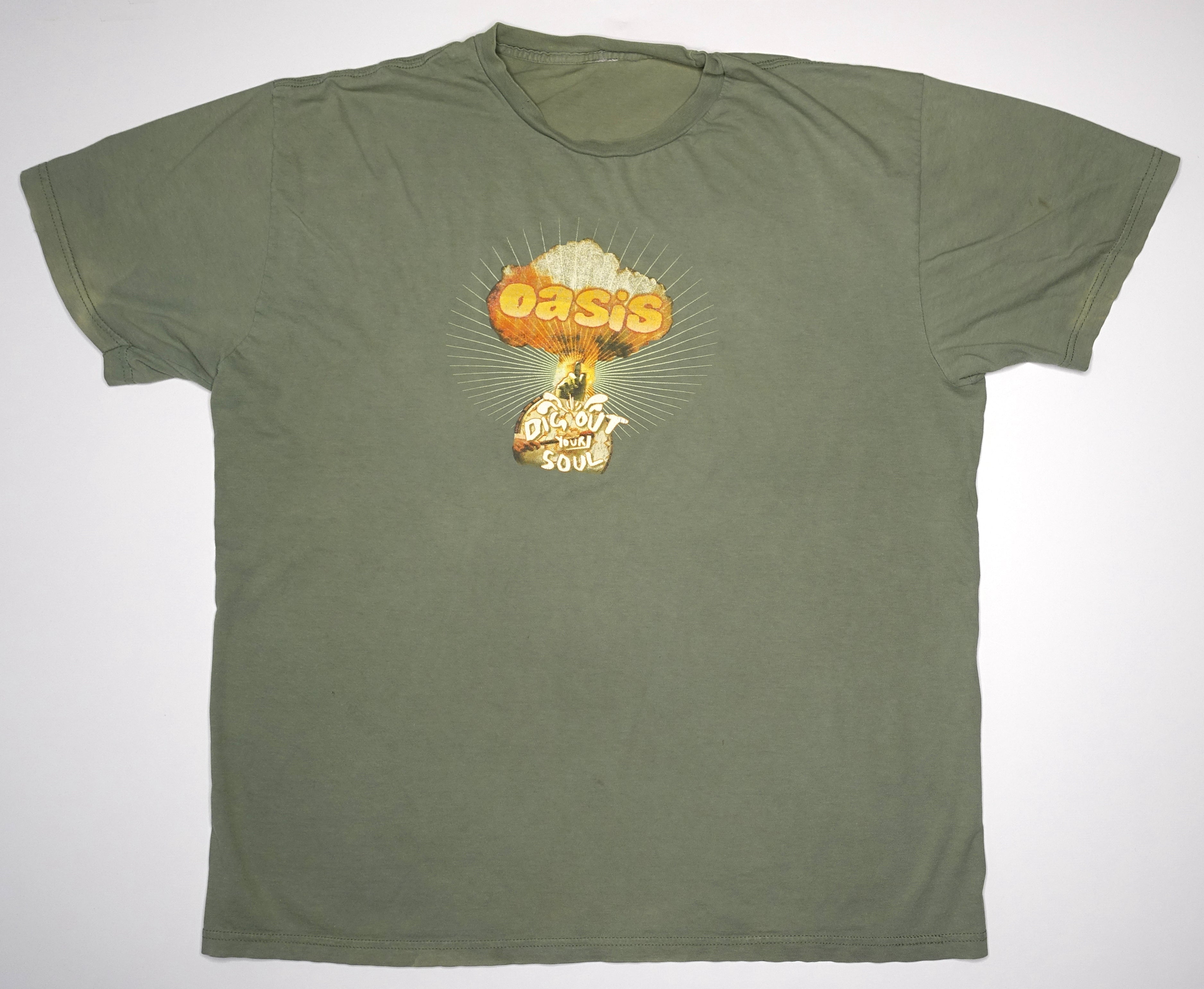 Oasis - Dig Out Your Soul Mushroom Cloud 2008 Tour Shirt Size XL