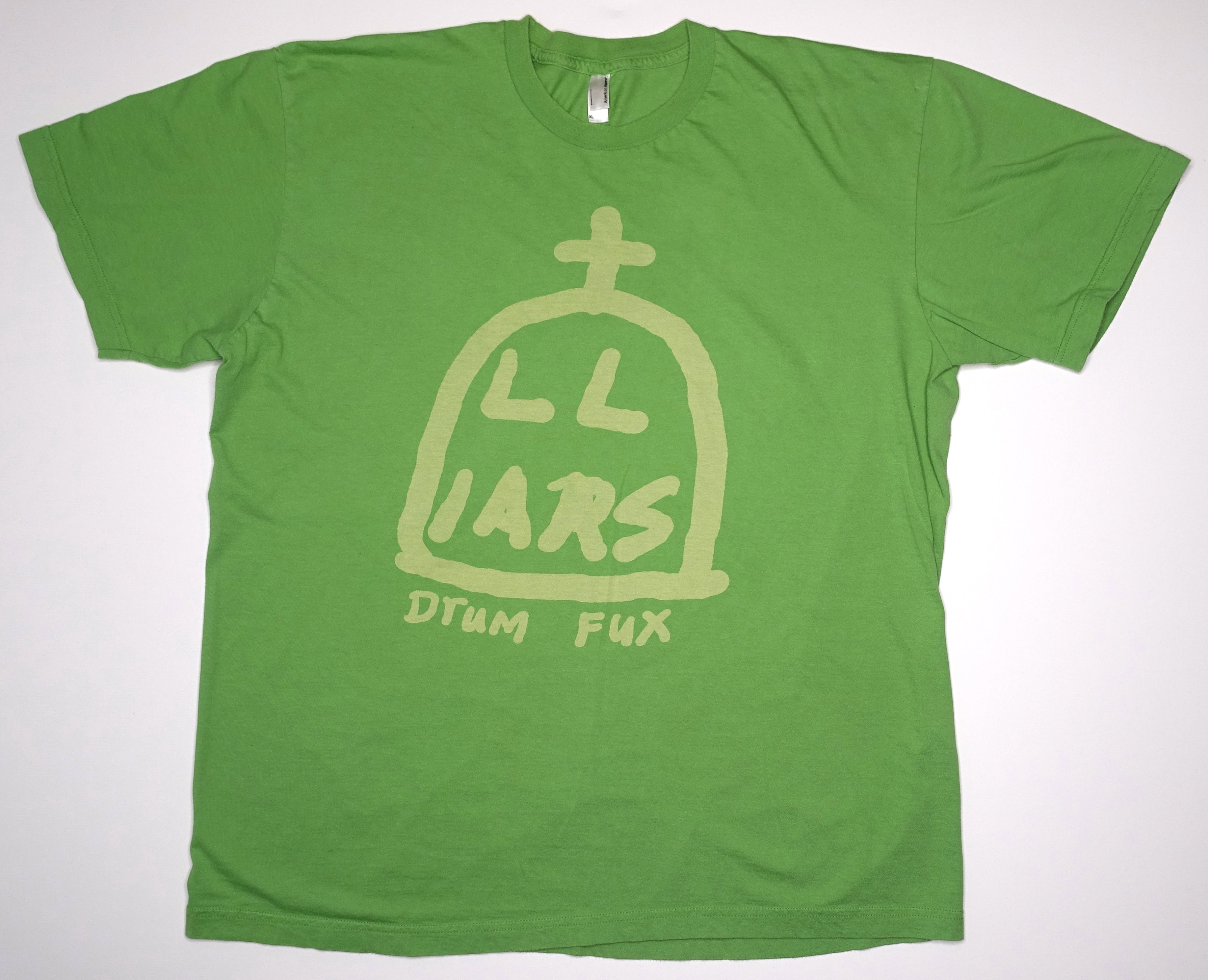 Liars - Drums Not Dead 2005 Tour Shirt Size XL