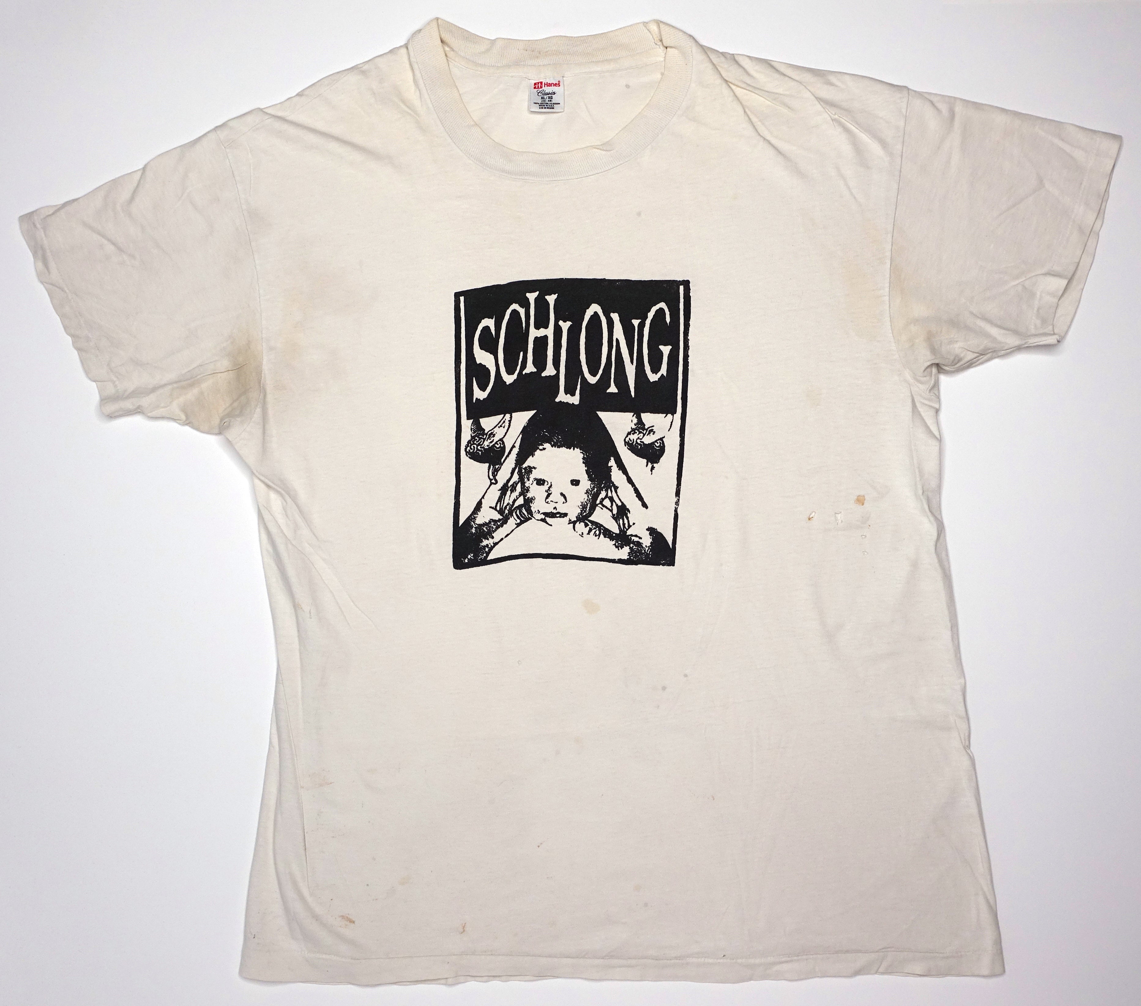 Schlong - Squatting On The Pot 1991 Tour Shirt Size XL
