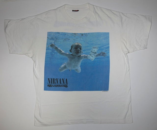 Nirvana - Nevermind 1991 Tour Giant Shirt Size XL