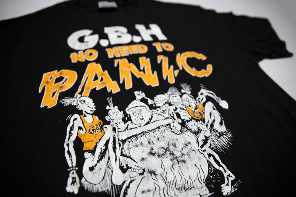 G.B.H. - No Need To Panic Vintage 1987 Tour Shirt Size XL
