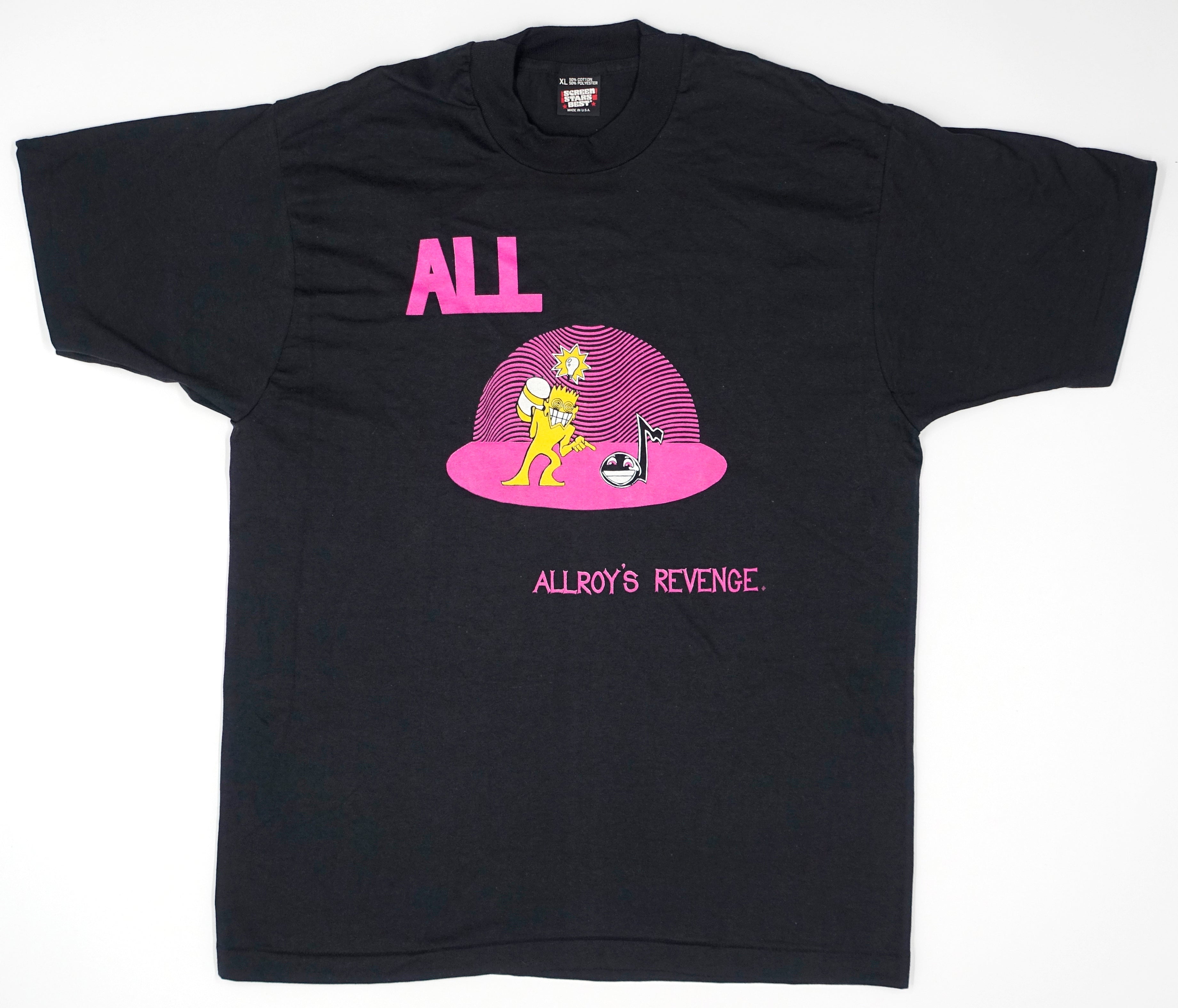 ALL - Allroy's Revenge 1989 Tour Shirt Size XL
