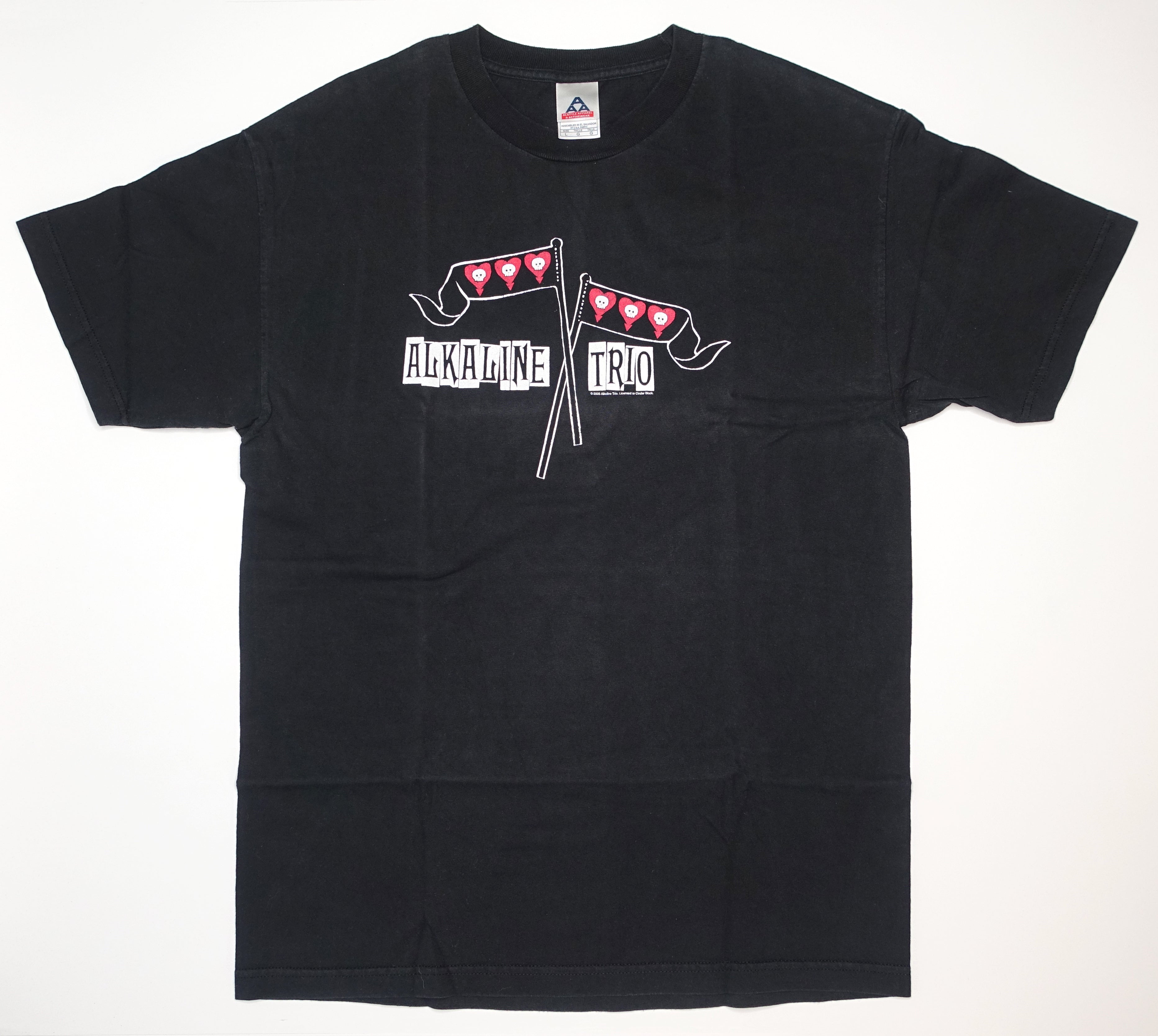 Alkaline Trio – Skull Flags 2006 Crimson Tour Shirt Size Large