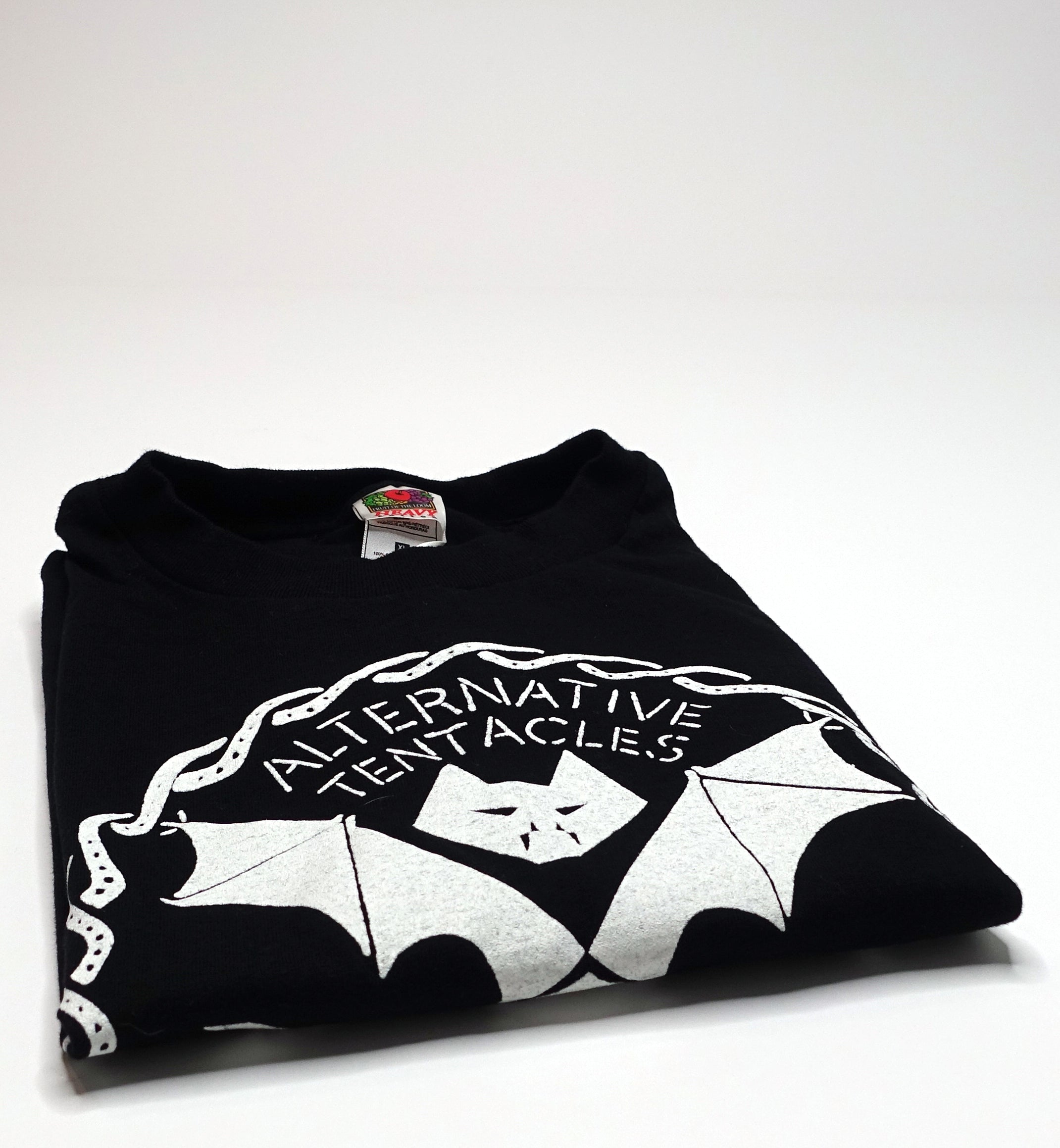 Alternative Tentacles ‎– Winston Smith Bat Logo 90's Shirt Size XL