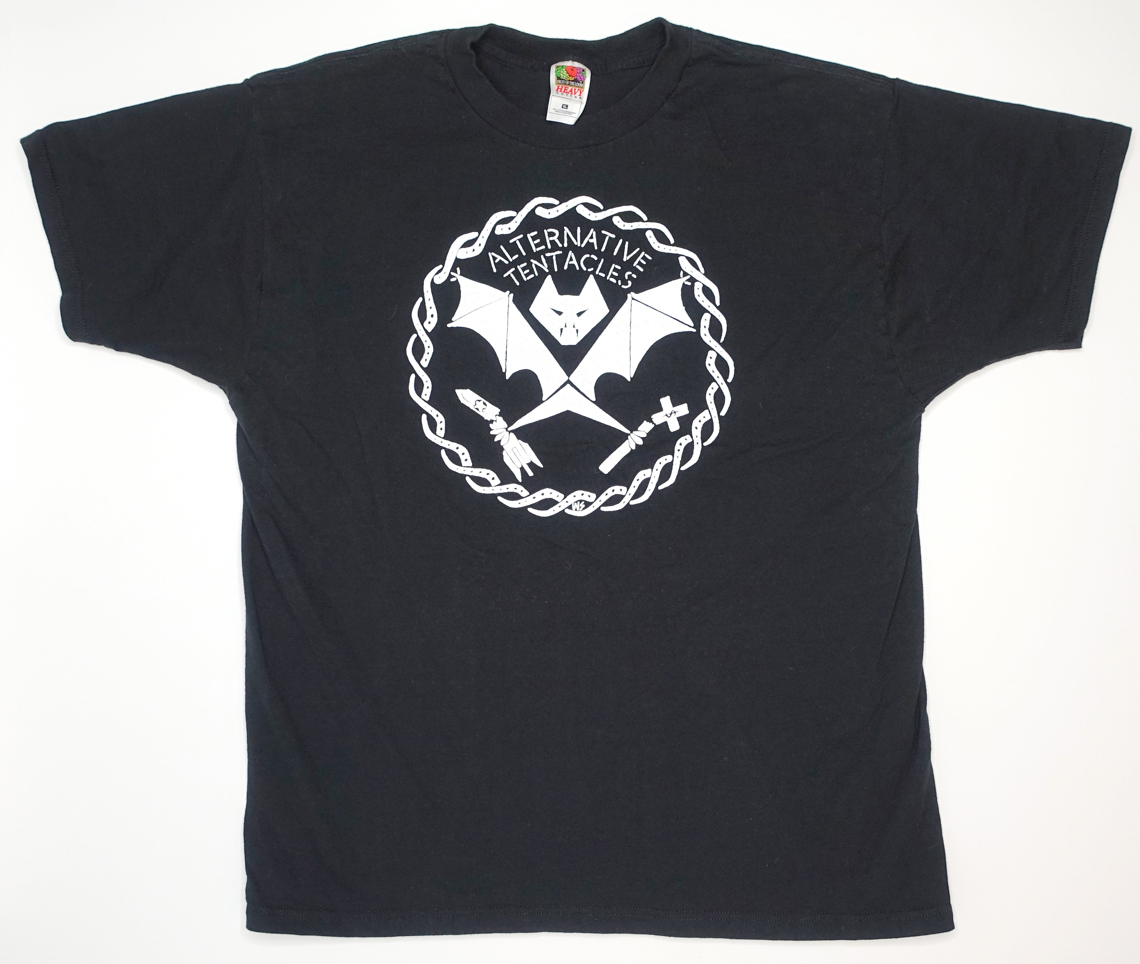 Alternative Tentacles ‎– Winston Smith Bat Logo 90's Shirt Size XL