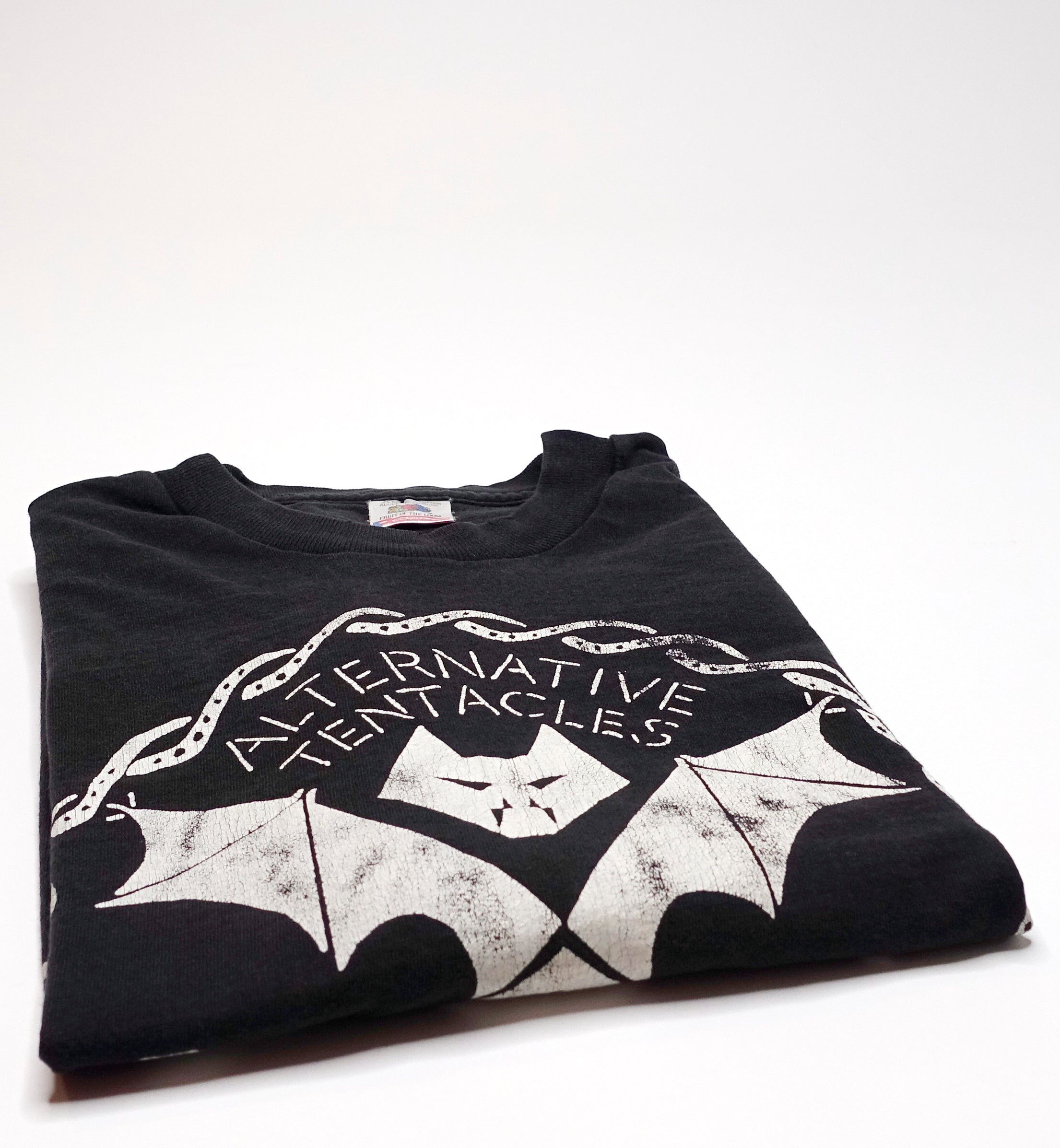 Alternative Tentacles ‎– Winston Smith Bat Logo Early 90's Shirt Size XL
