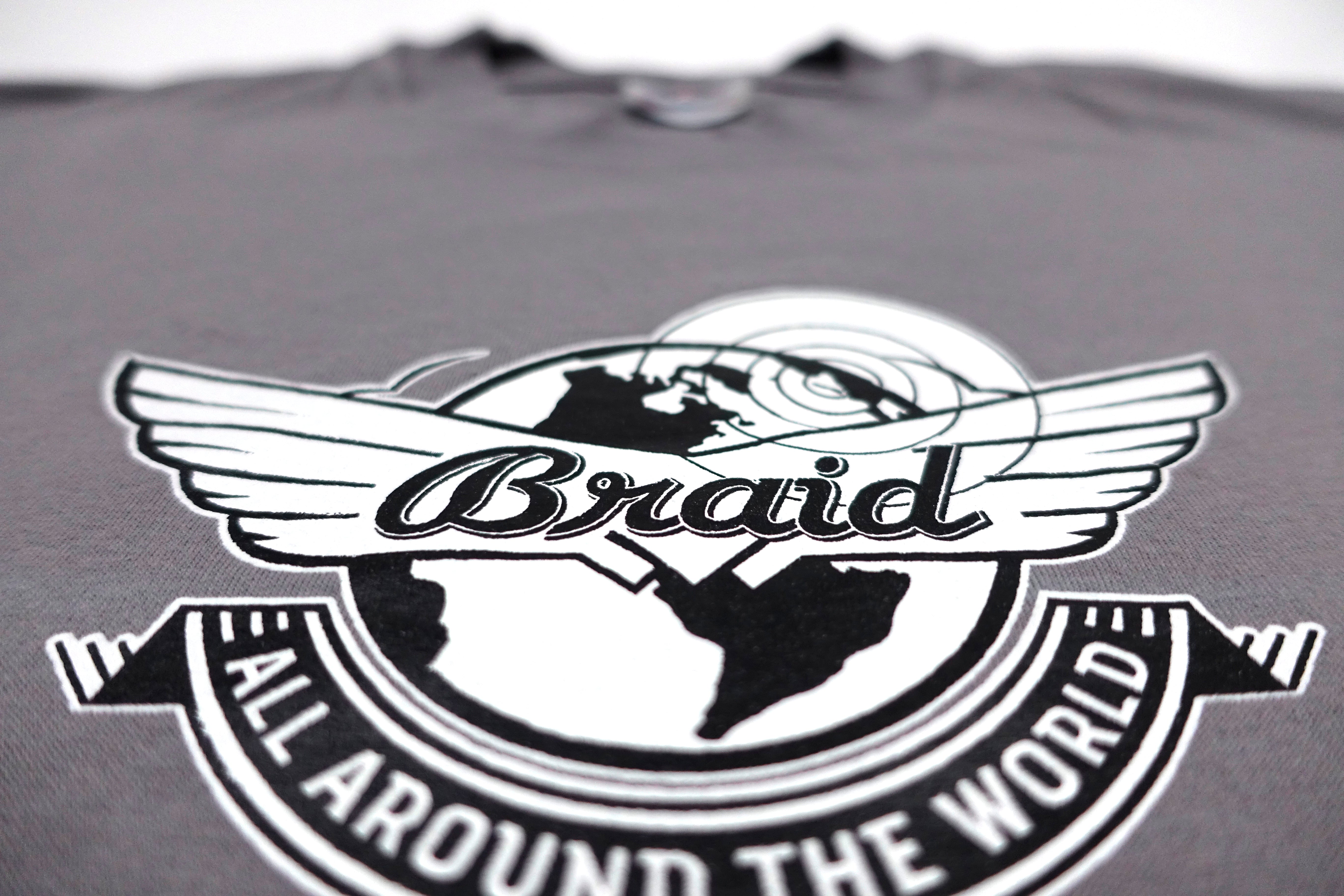 Braid – All Around The World 90's Tour Shirt Size Large