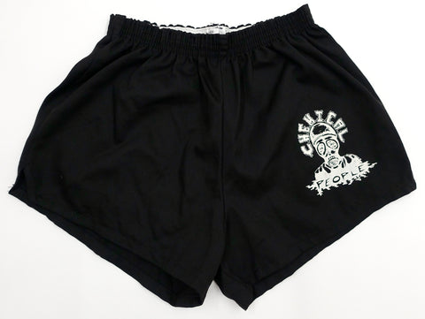 Chemical People - Gas Mask Black Sport Tour Shorts