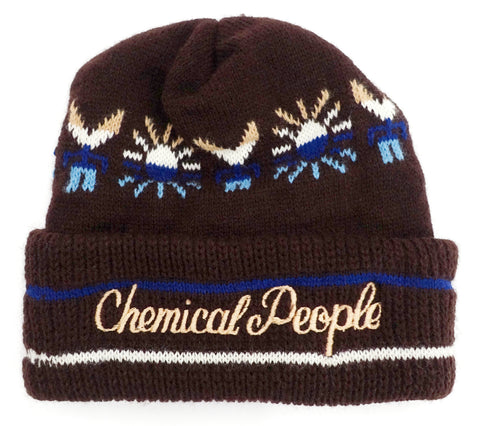 Chemical People - Brown Knit Beanie
