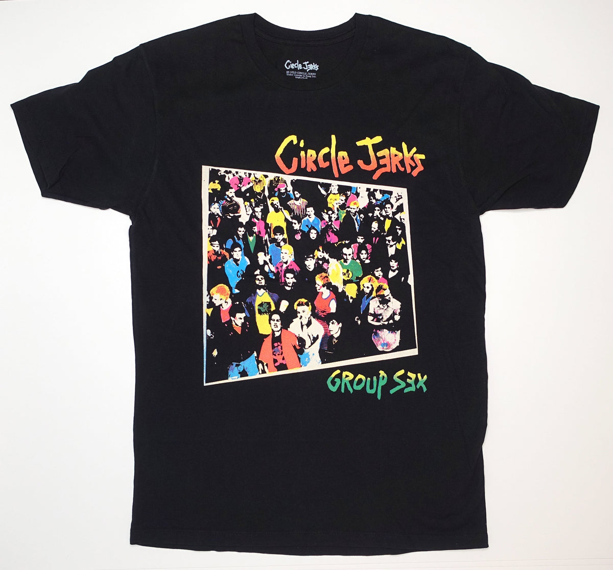 Circle Jerks - Group Sex 2010 Repress Shirt Size Large