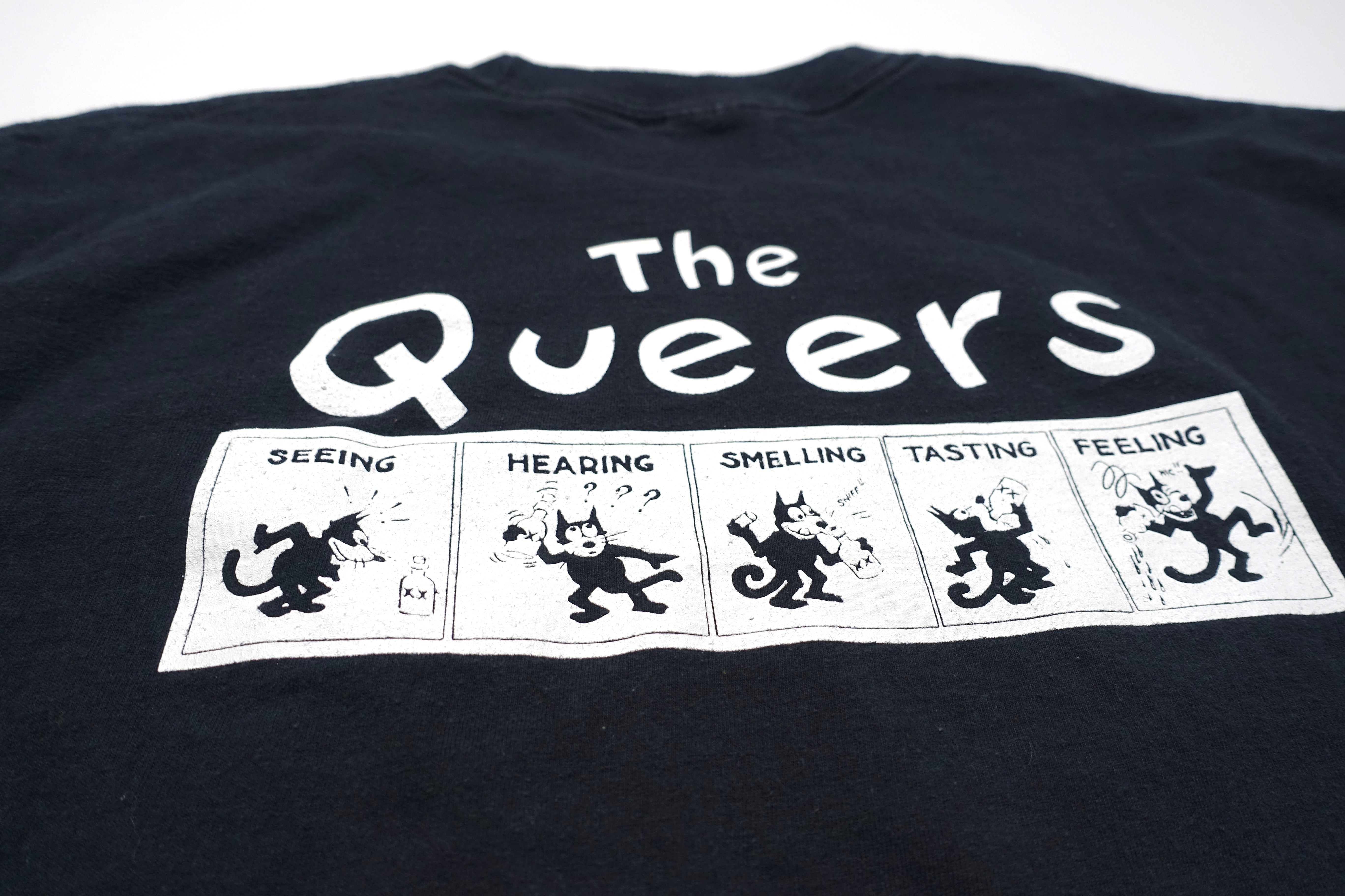 The Queers - Seeing, Hearing, Smelling, Tasting, Feeling Tour Shirt Size XL