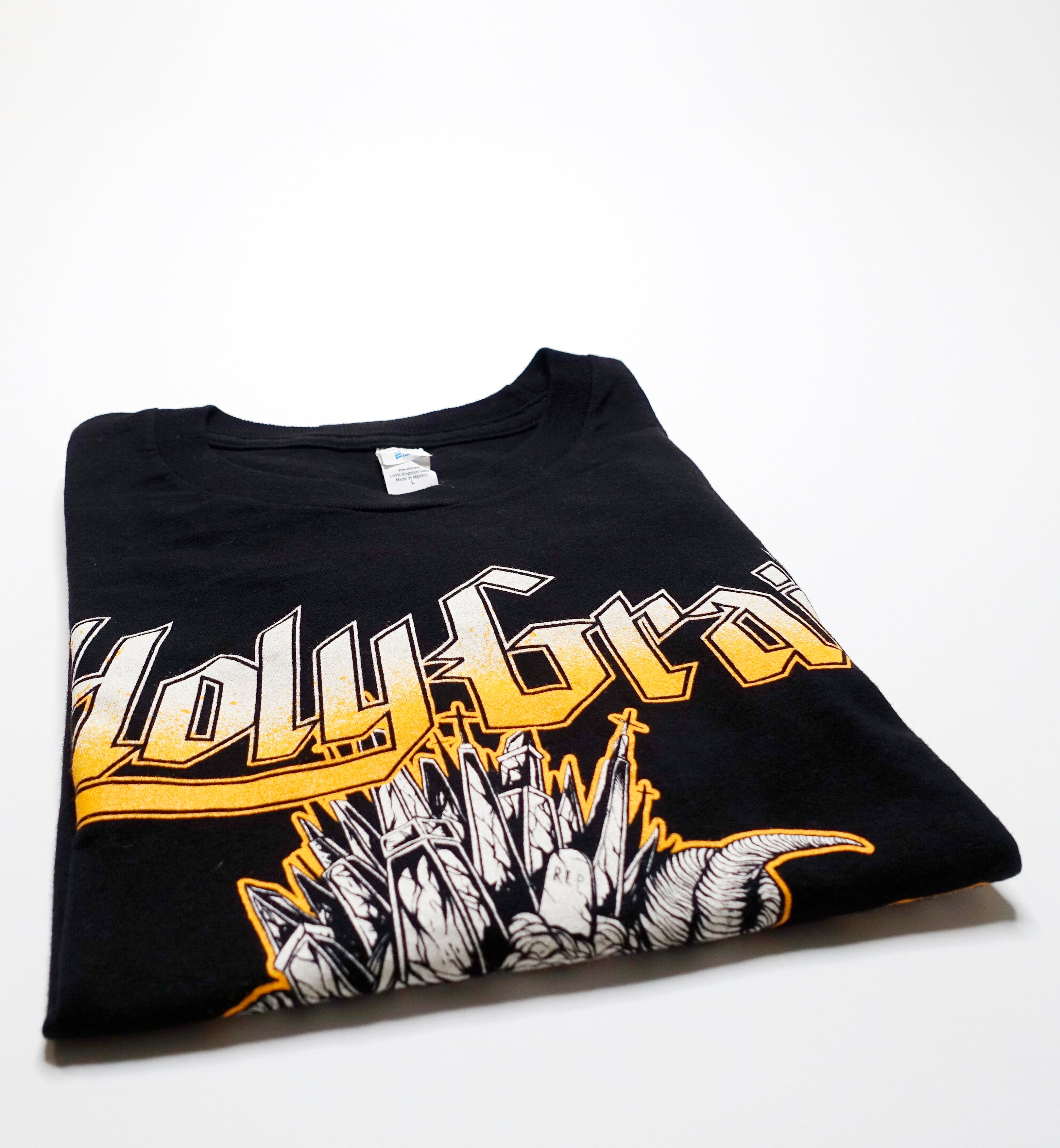 Holy Grail – Graveyard Demon 2010 Tour Shirt Size Large (Artwork by Skinner)
