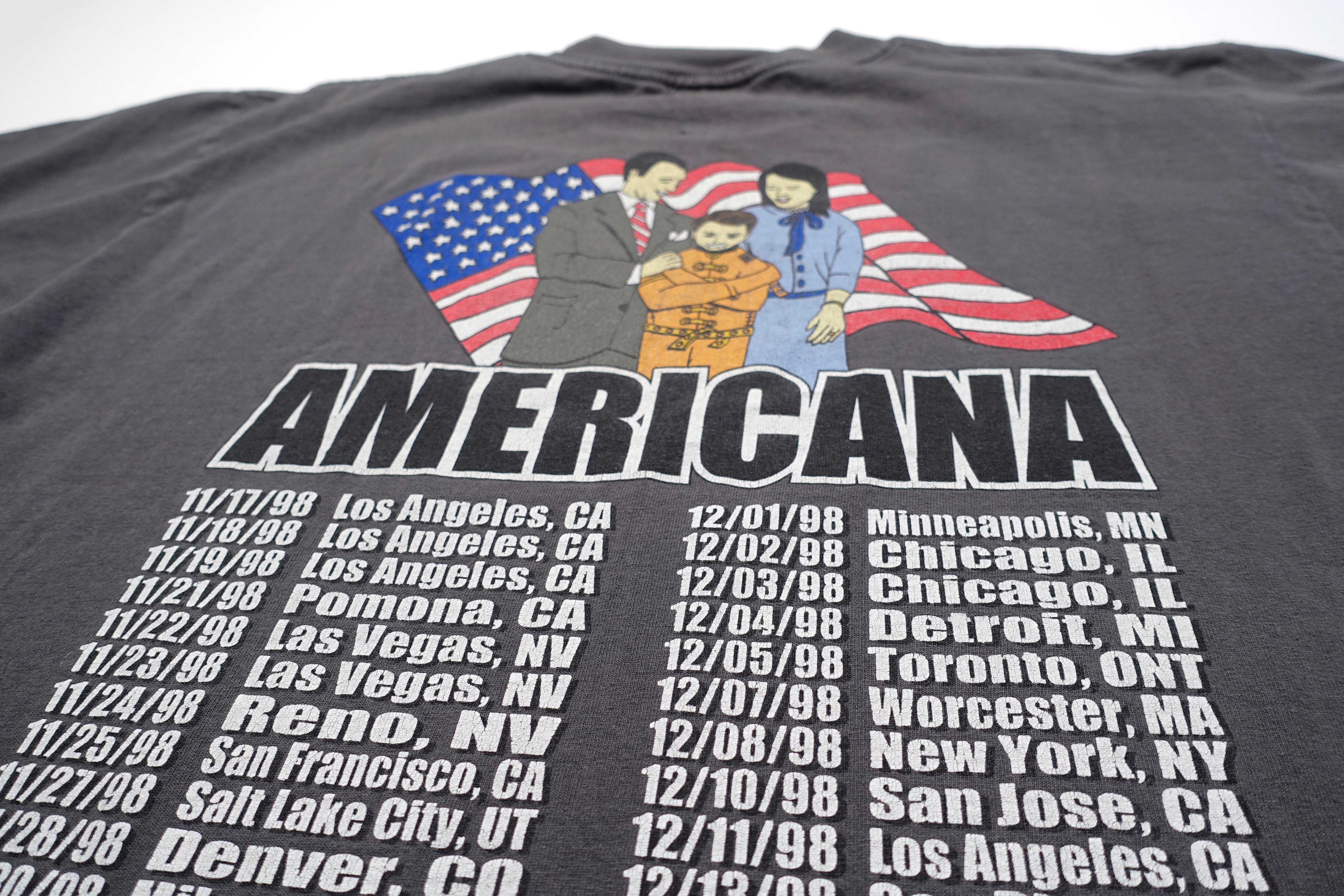 the Offspring ‎– Americana US 1998 Tour Shirt Size L