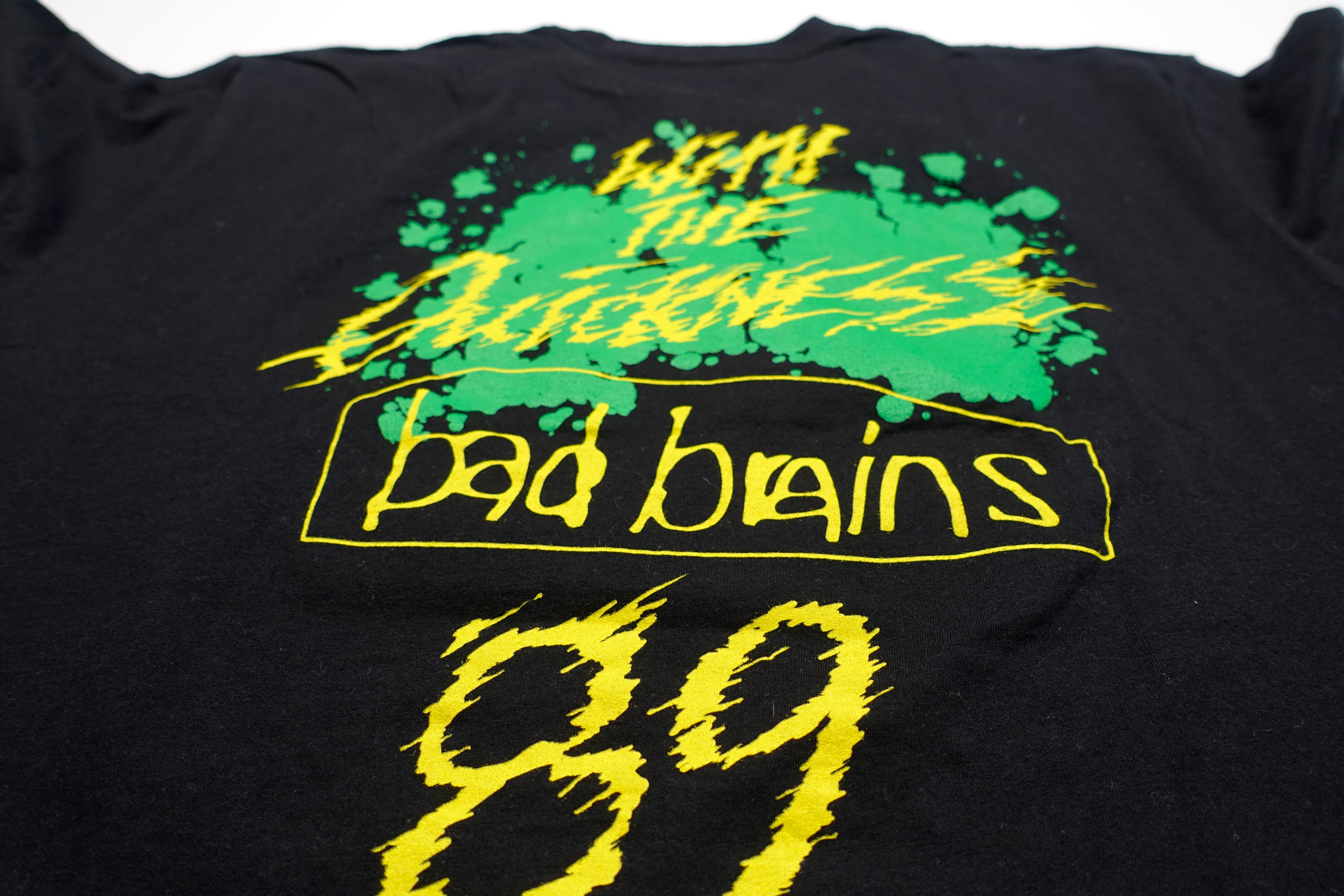 Bad Brains - With The Quickness 89 Tour Official Re-issue XL Shirt (Black)