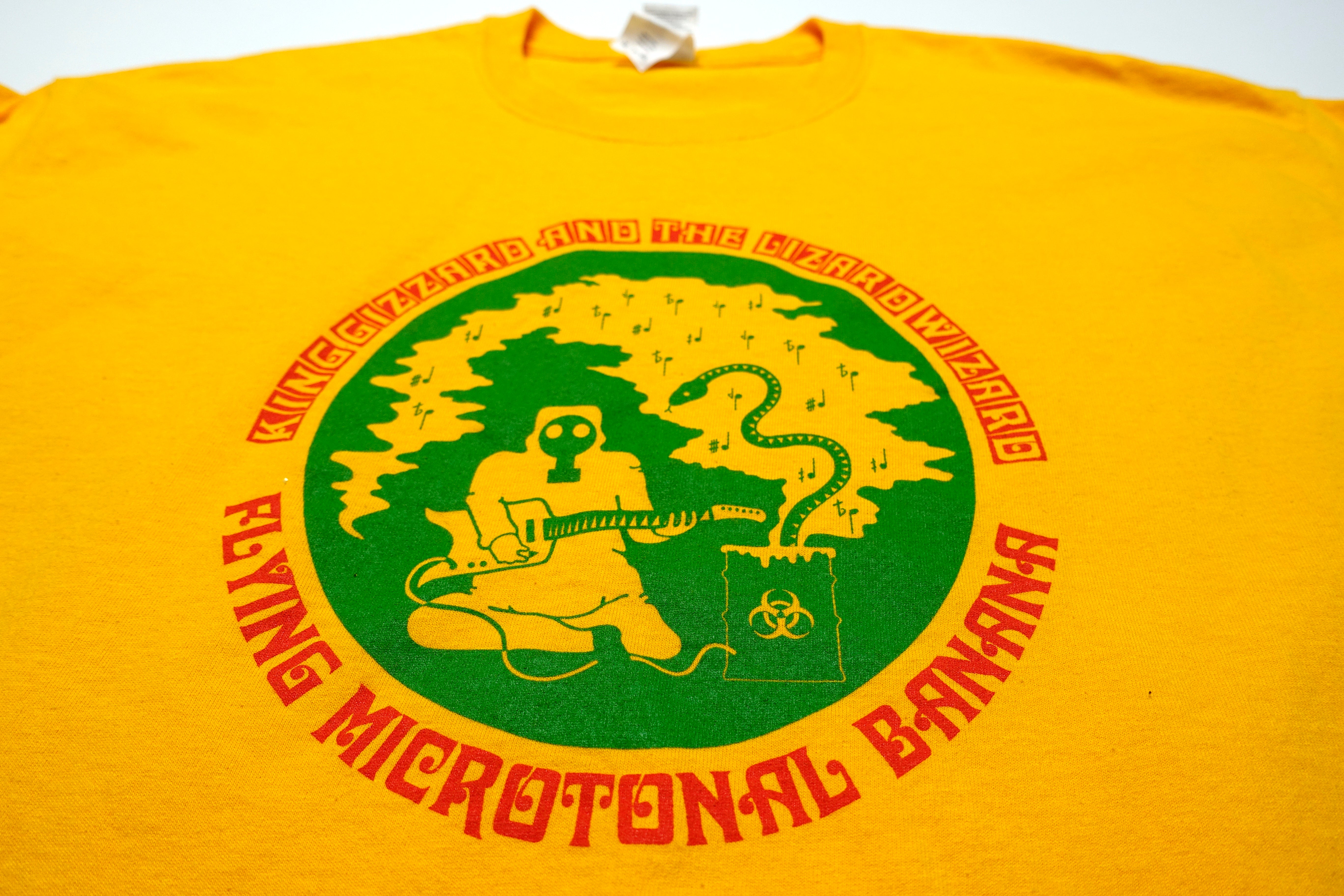 King Gizzard & The Lizazrd Wizard - Flying Microtonal Banana 2017 Tour Shirt Size XL