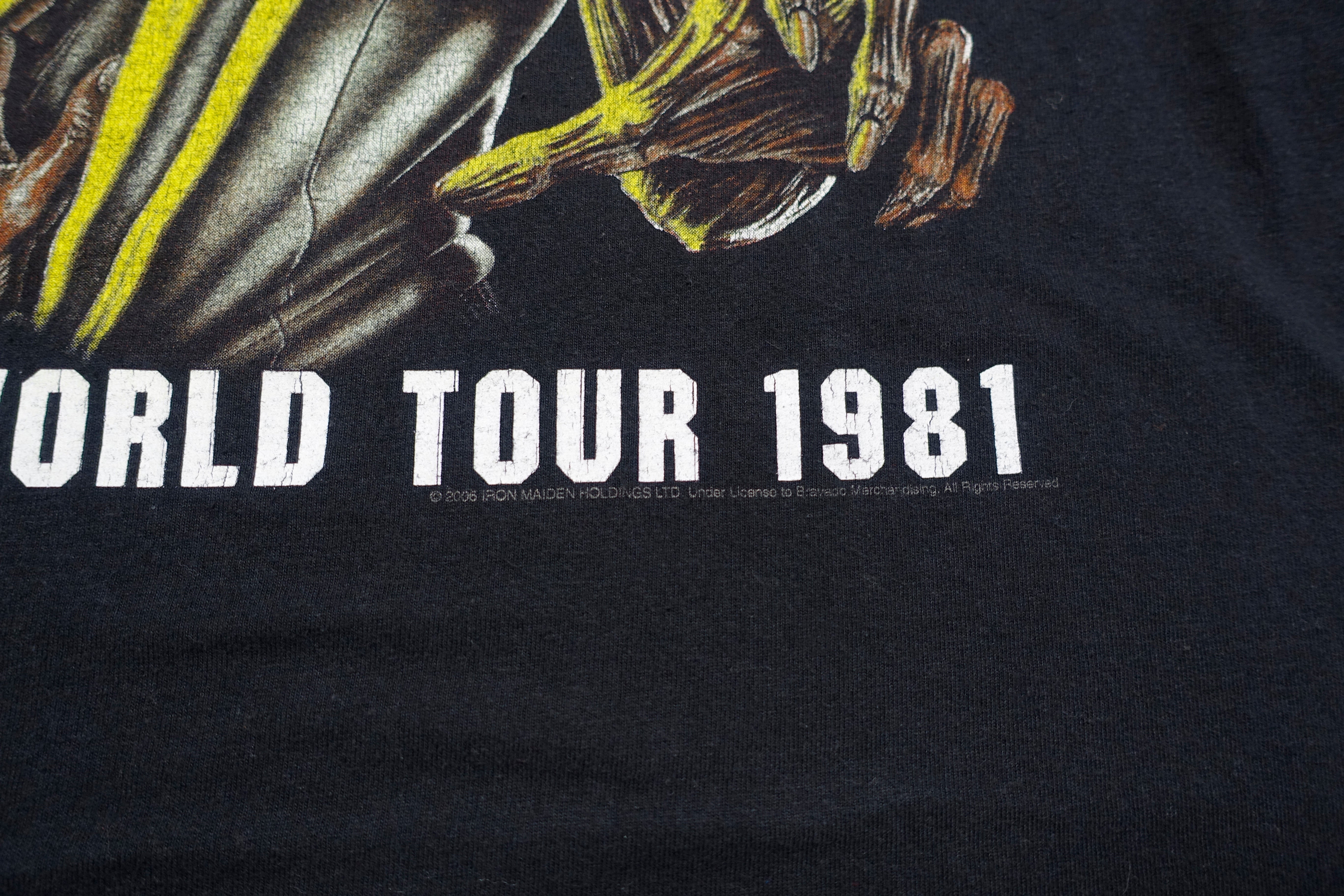 Iron Maiden – Killers World Tour ©2006 Shirt Size Large