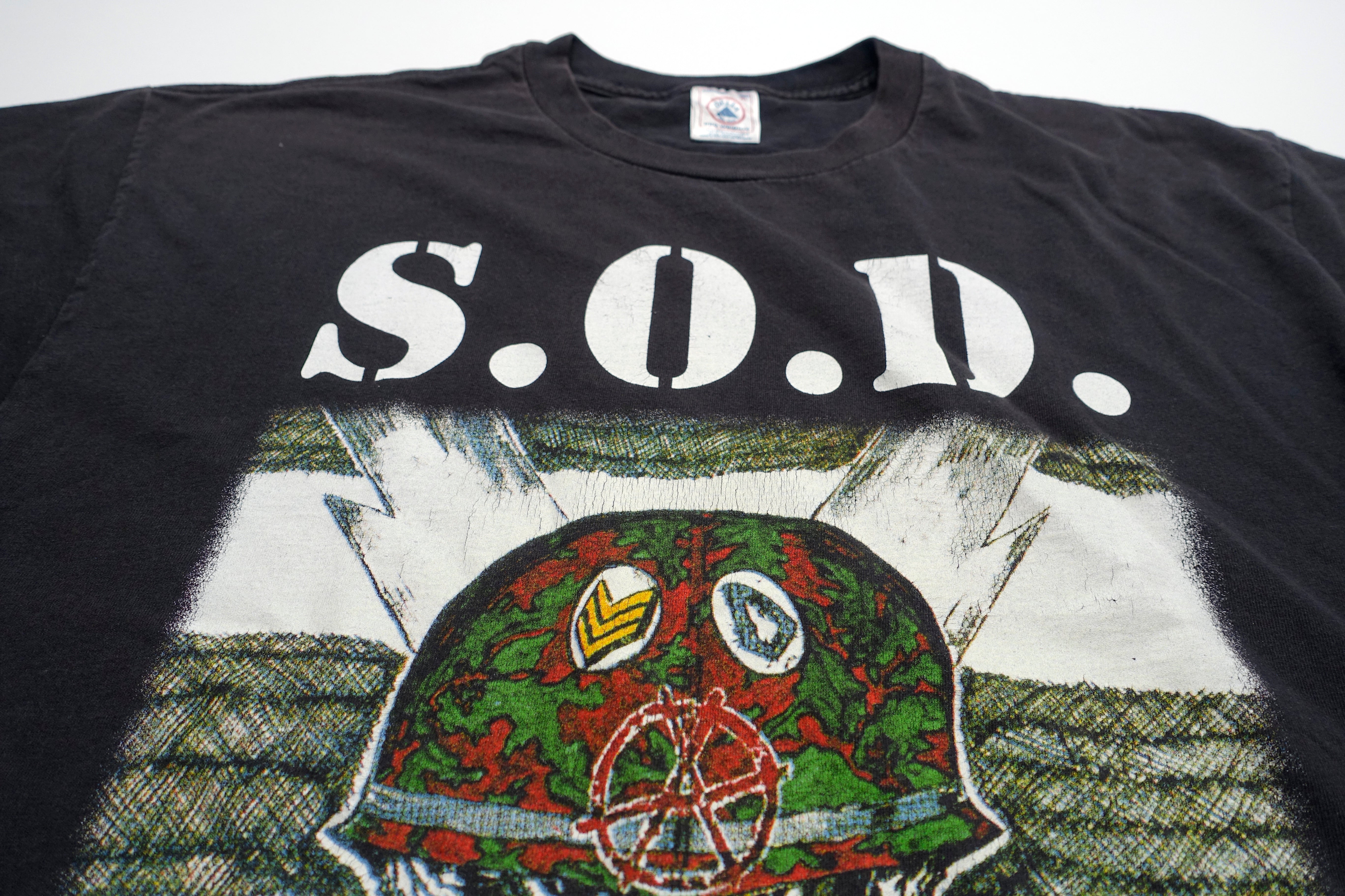 S.O.D. - Speak English Or Die 90's Tour Shirt Size XL