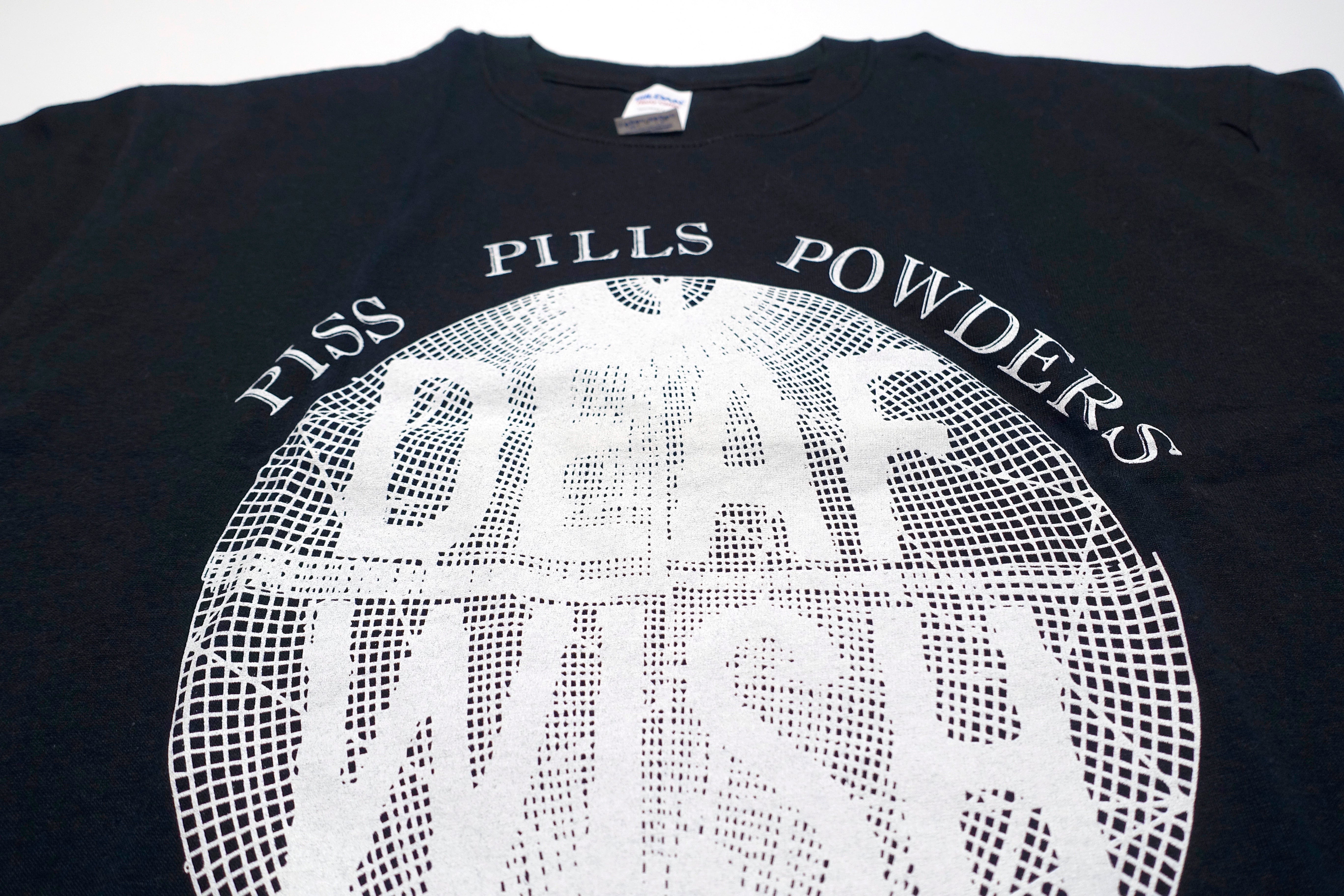 Deaf Wish ‎– Piss Pills Powders 2018 Tour Shirt Size Large