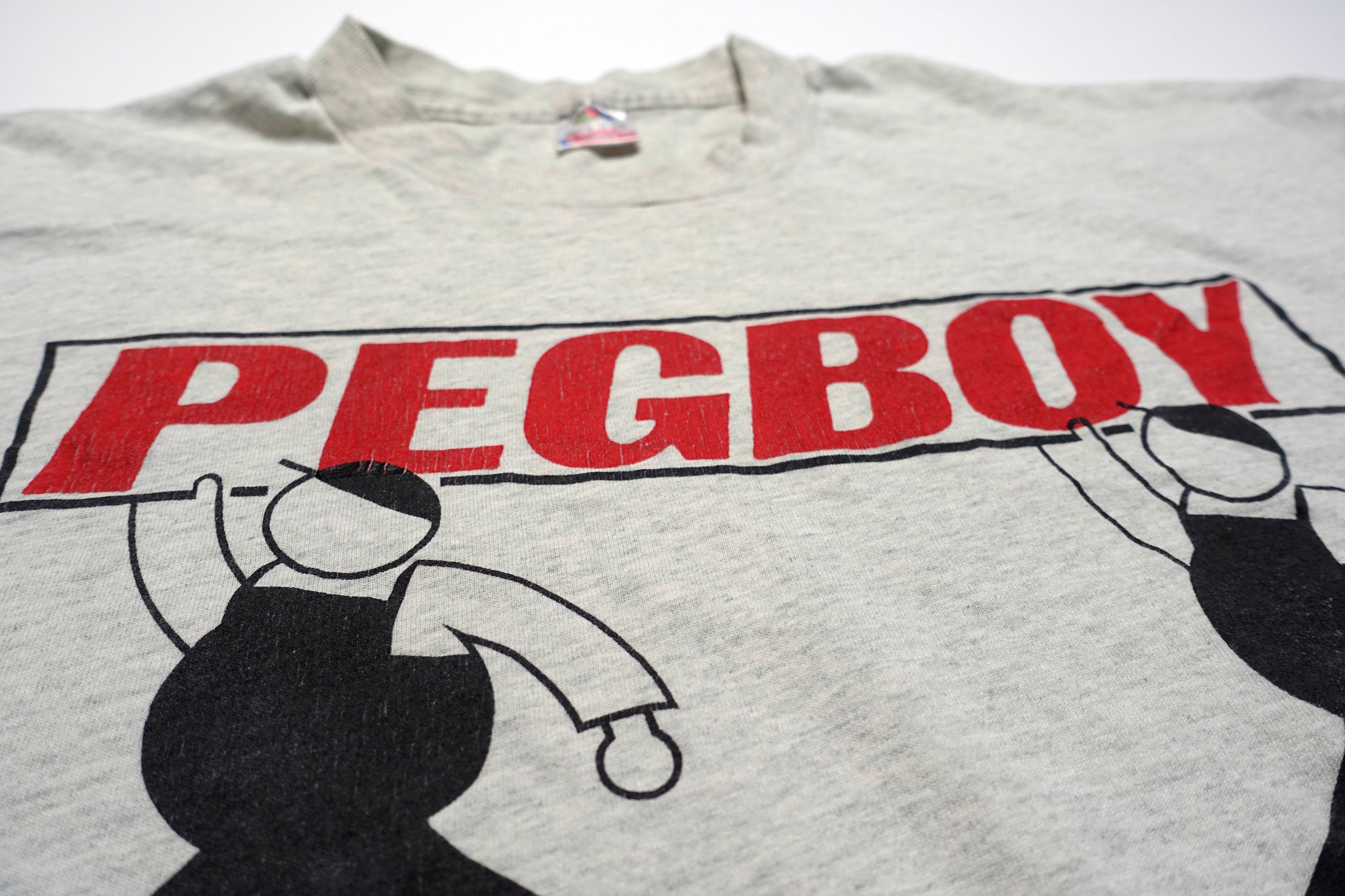 Pegboy - Strong Reaction 1991 US Tour Shirt Size XL (Grey 2)