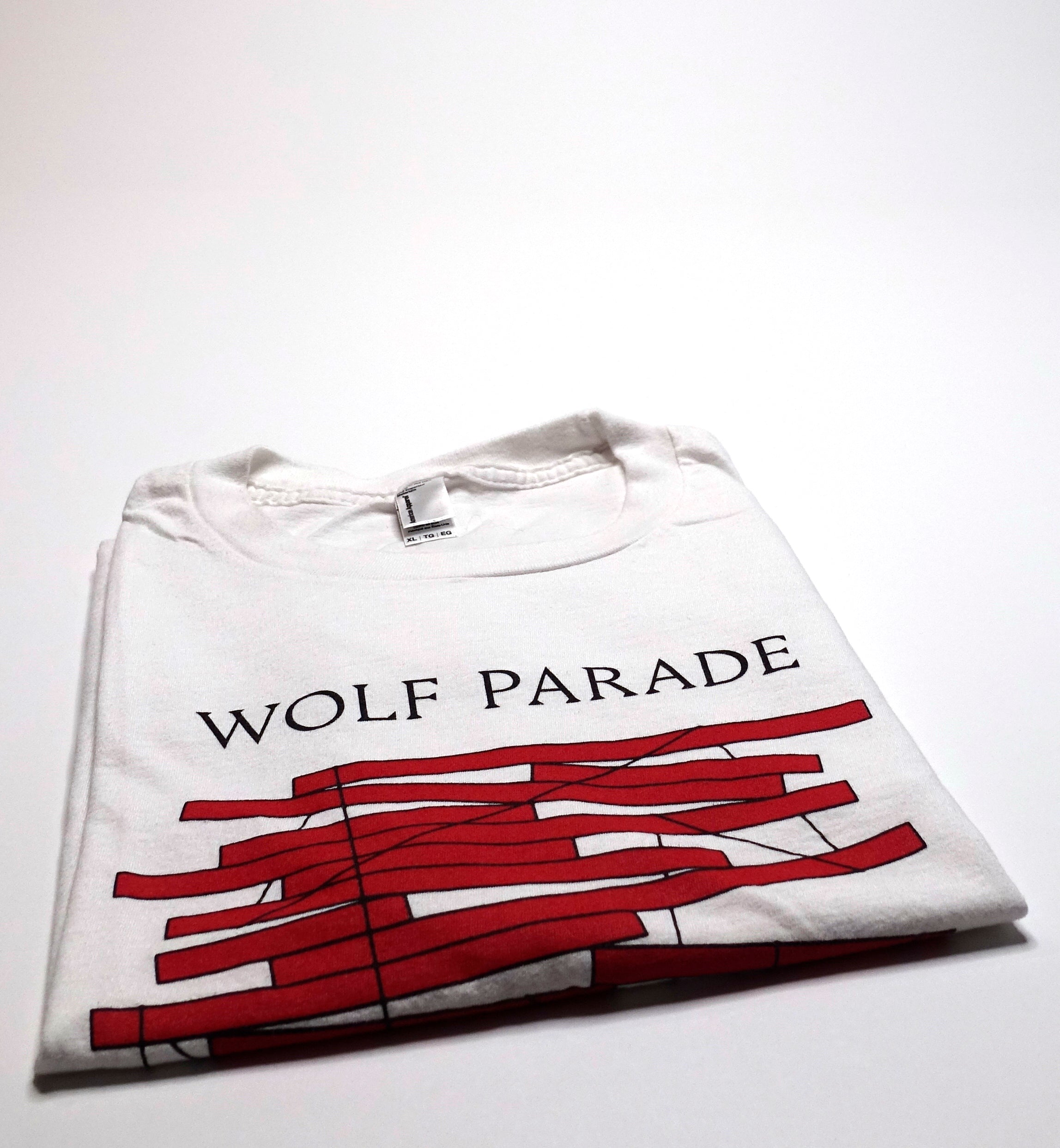 Wolf Parade - Stacked Bars 2017 Tour Shirt Size XL