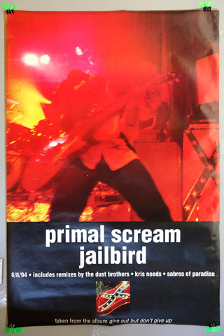 Primal Scream - Give Out But Don't Give Up 1994 Poster Approx 60" X 40" Subway Sized Unframed