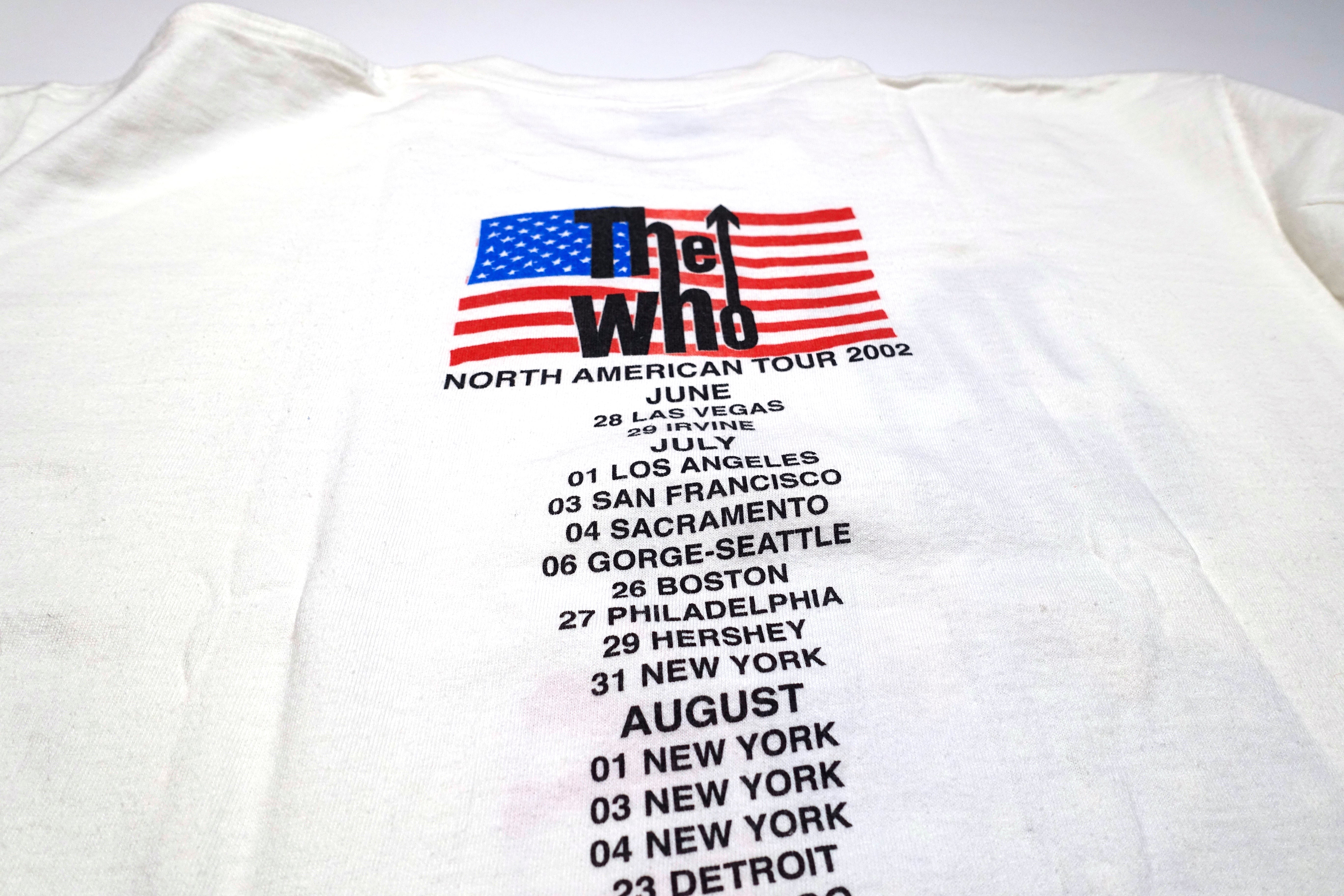 the Who - 2002 North American Tour Shirt Size Large