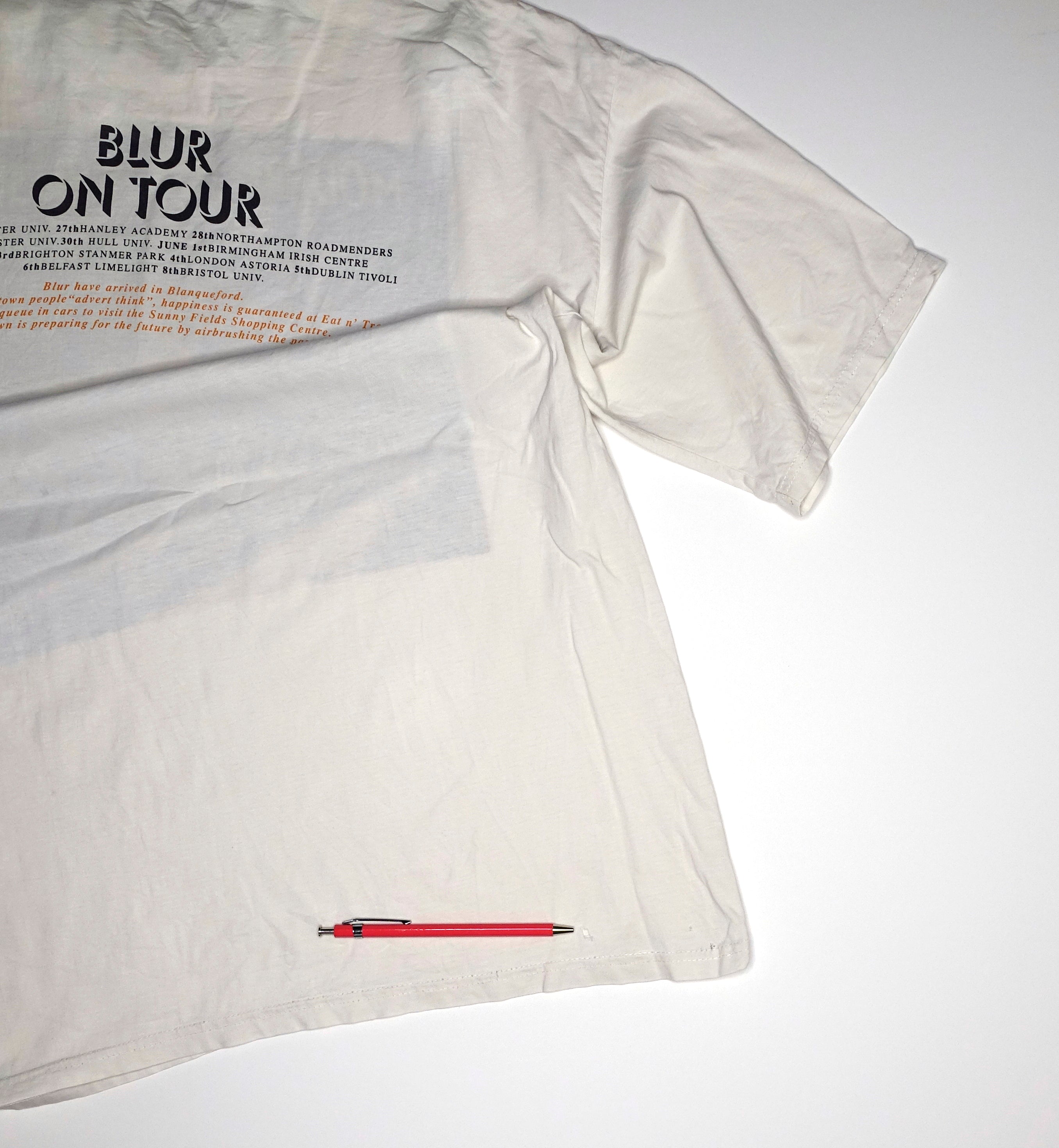 Blur ‎– Modern Life Is Rubbish 1993 UK Tour Shirt Size XL