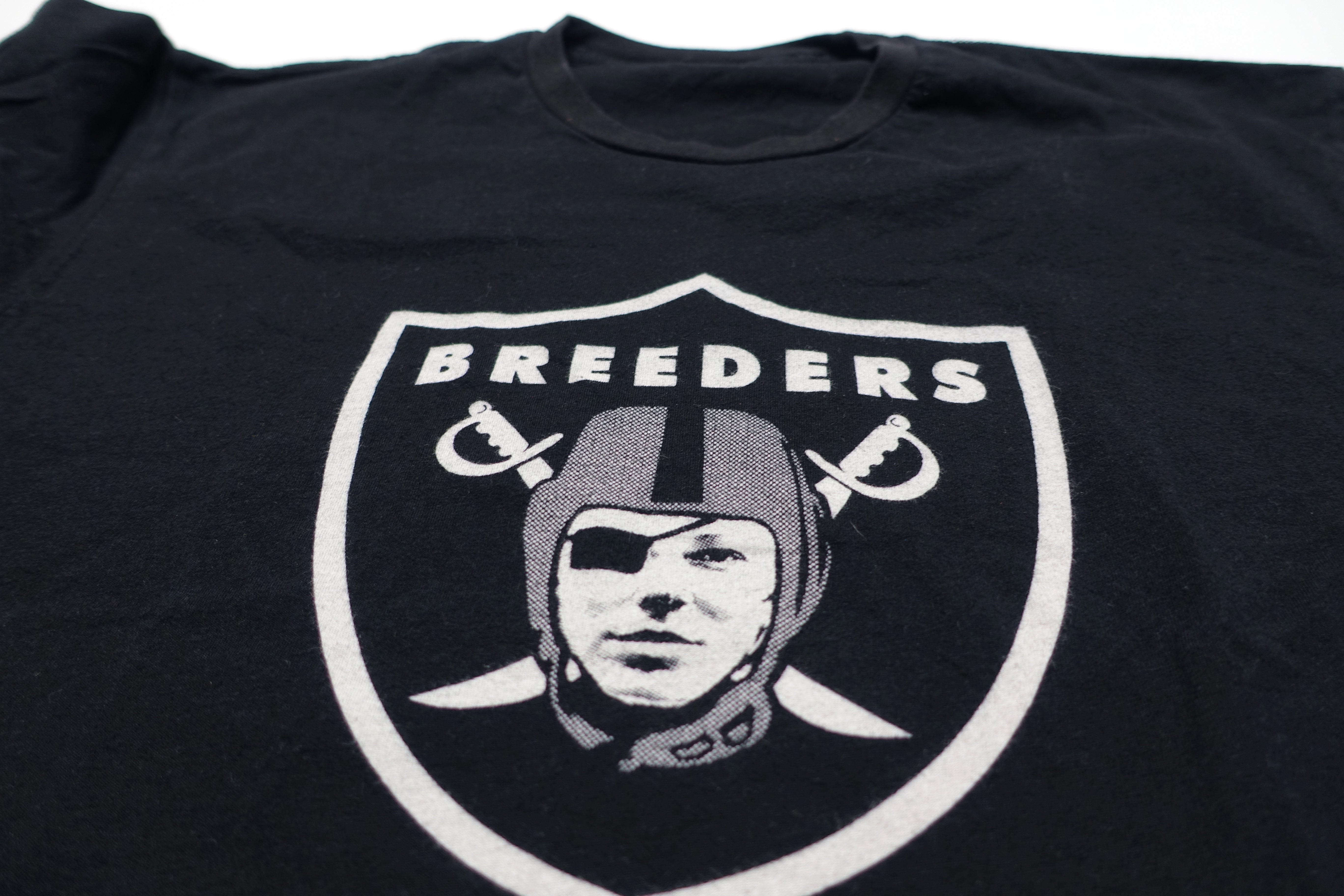Breeders - Oakland Raiders Logo Tour Shirt Size Large