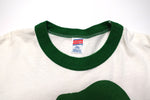 Stereolab – Cliff 90's Tour Shirt Size Large (White/Green Ringer)