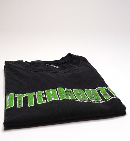 Guttermouth - Friendly People Since 1989 Tour Shirt Green Size Large