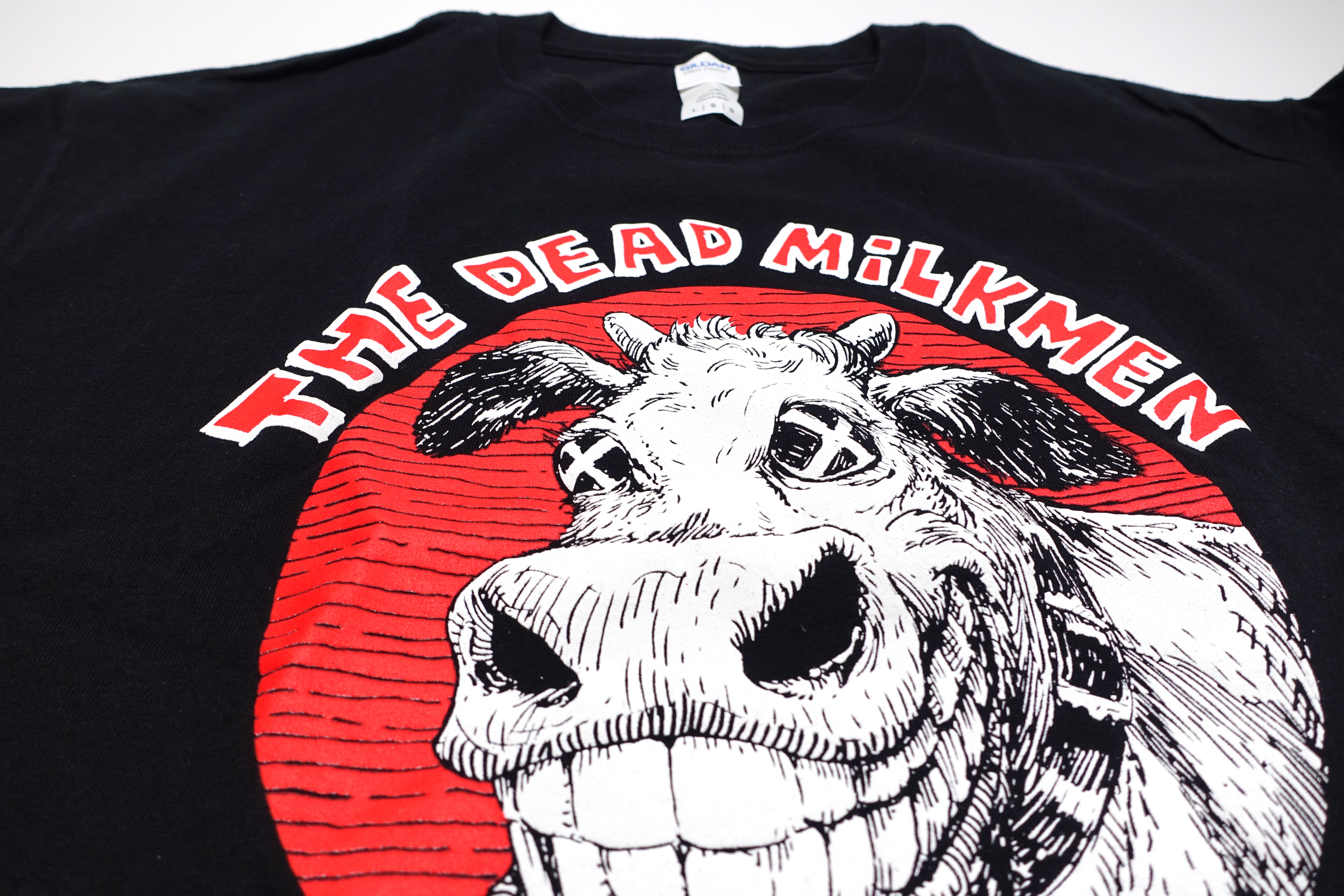 Dead Milkmen - Cow Logo by Chris Shary Shirt Size Large