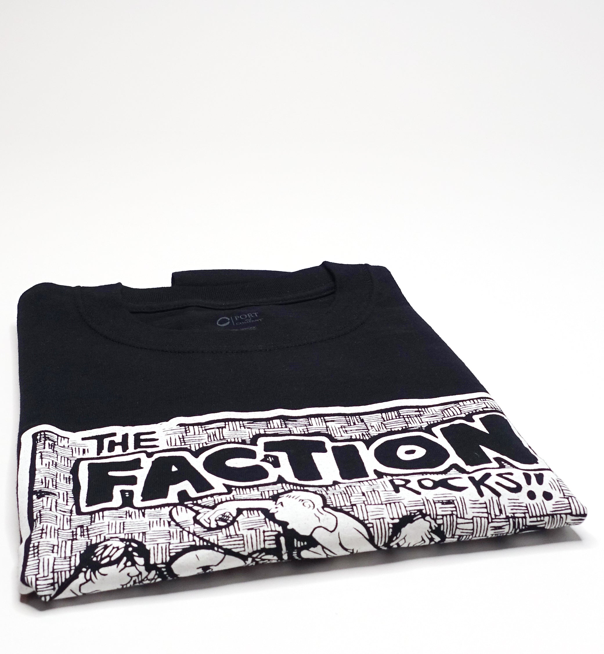 the Faction ‎– Faction Rocks / Brian Walsby Design 2014 Tour Shirt Size Large