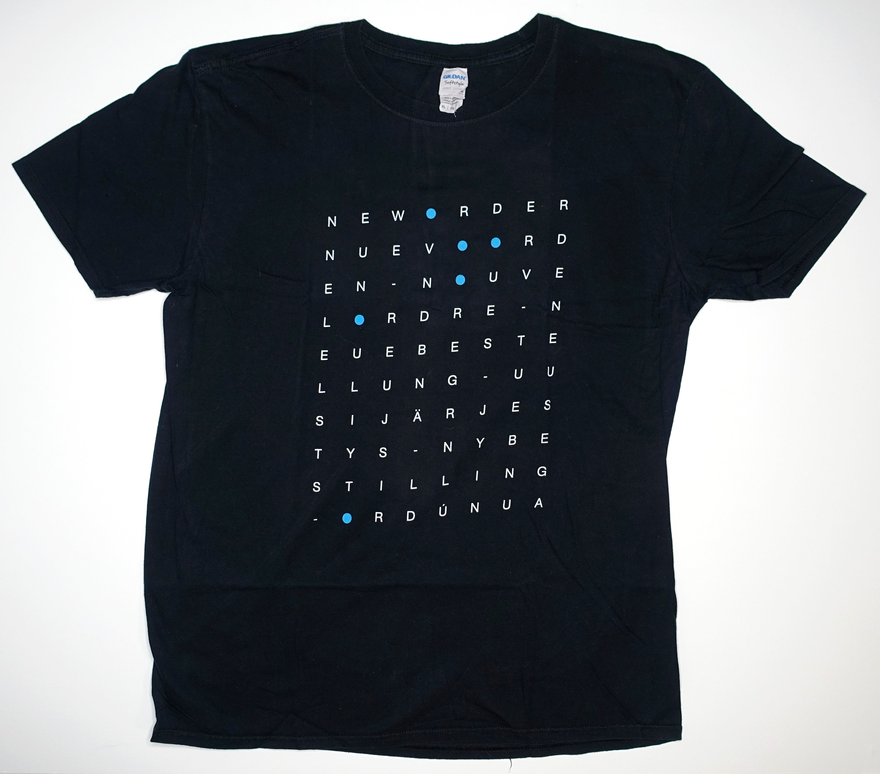 New Order - 2016 Euro Tour Shirt Size XL