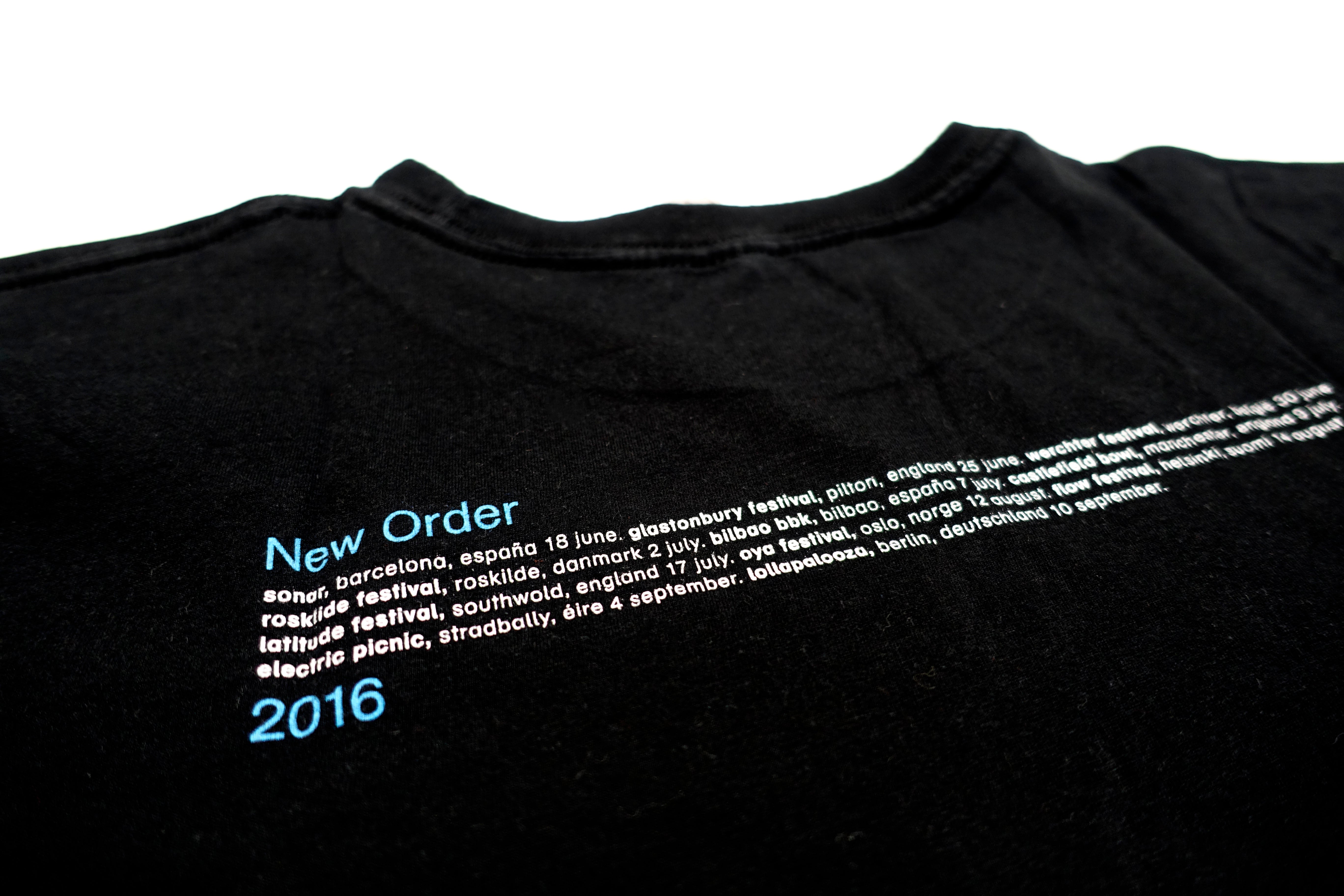 New Order - 2016 Euro Tour Shirt Size XL