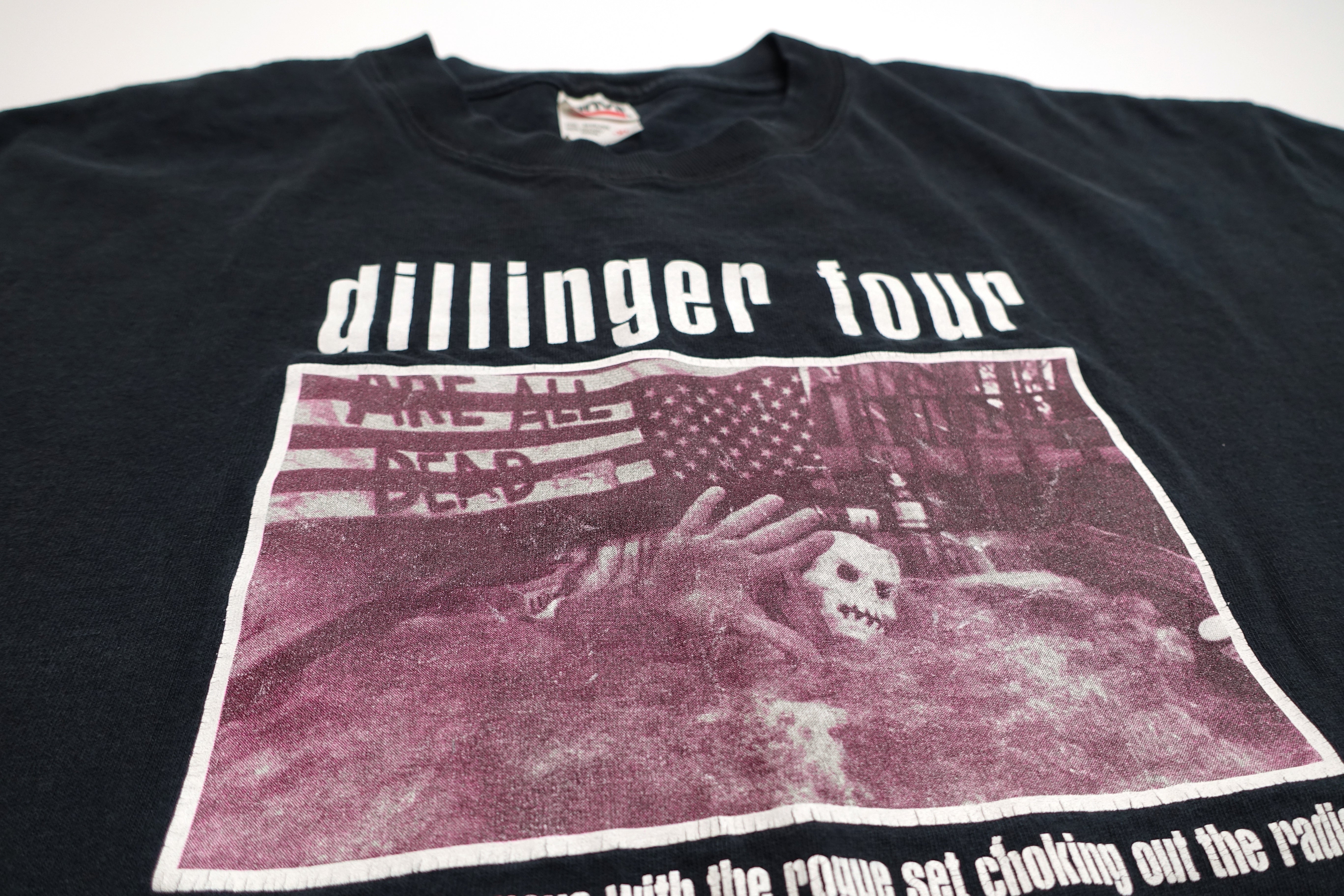 Dillinger Four ‎– Midwestern Songs Of The Americas 1998 Tour Shirt Size XL (Anvil)