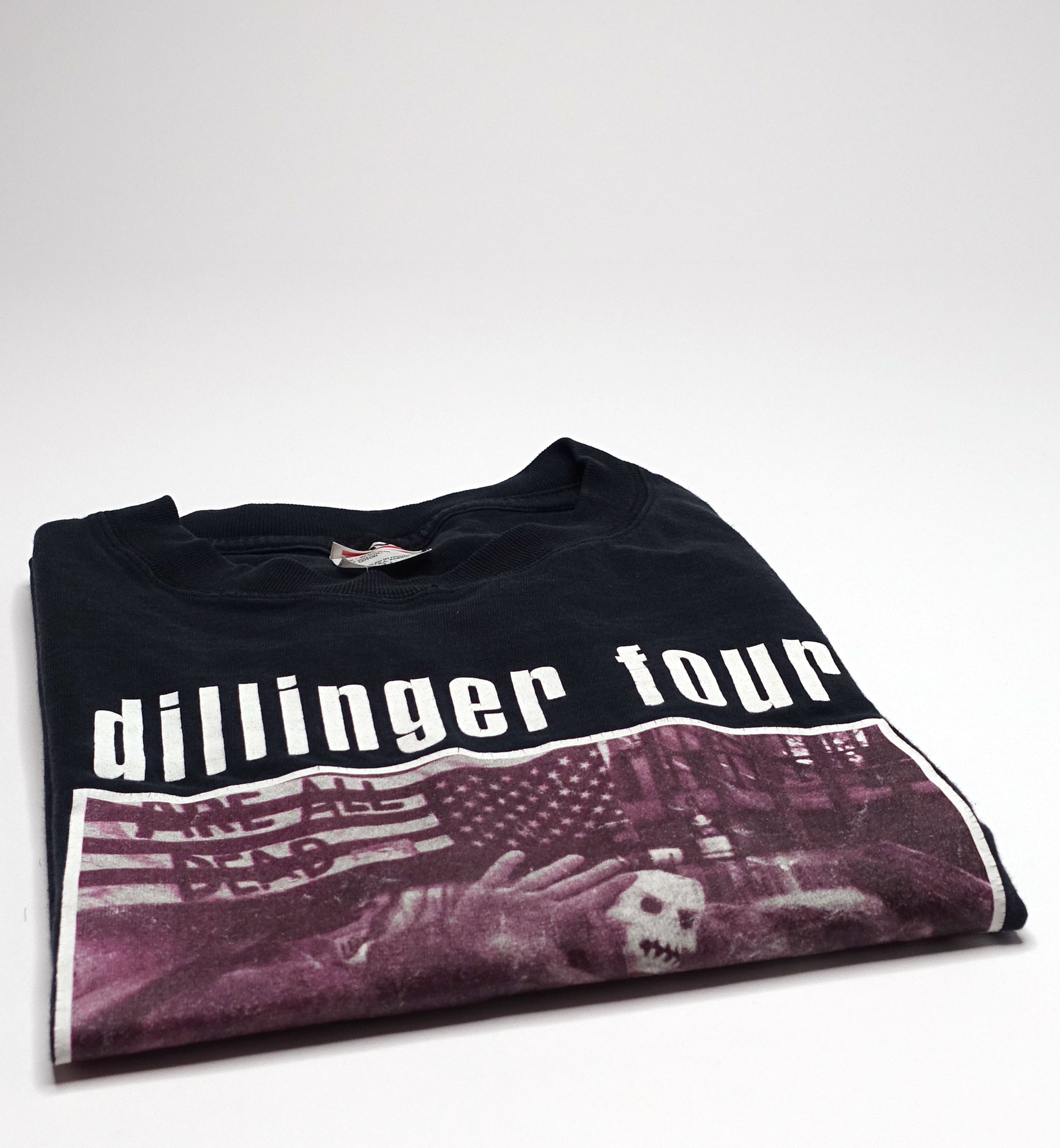 Dillinger Four ‎– Midwestern Songs Of The Americas 1998 Tour Shirt Size XL (Anvil)